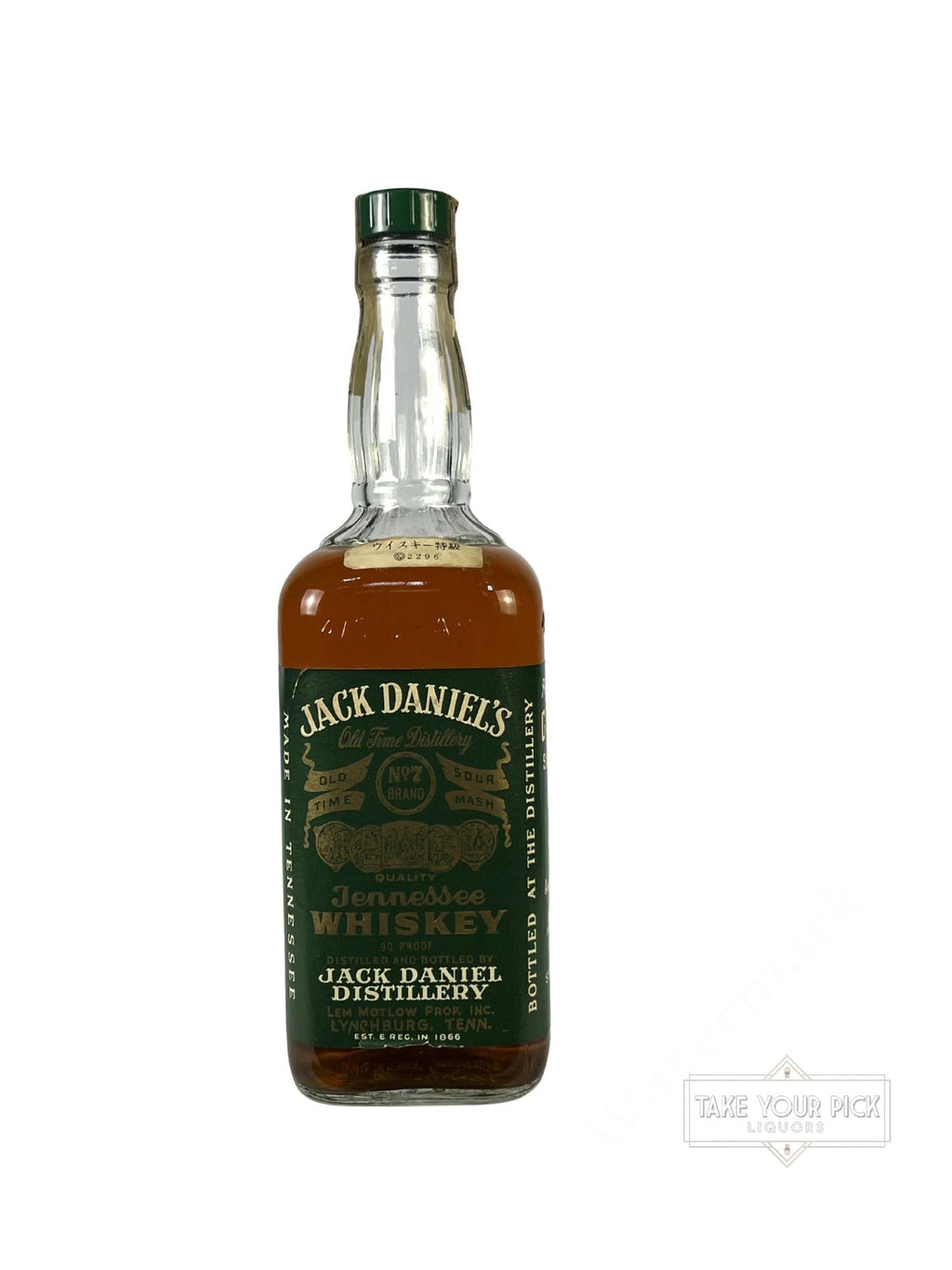 Jack Daniel's Green Label 90pf. 1974