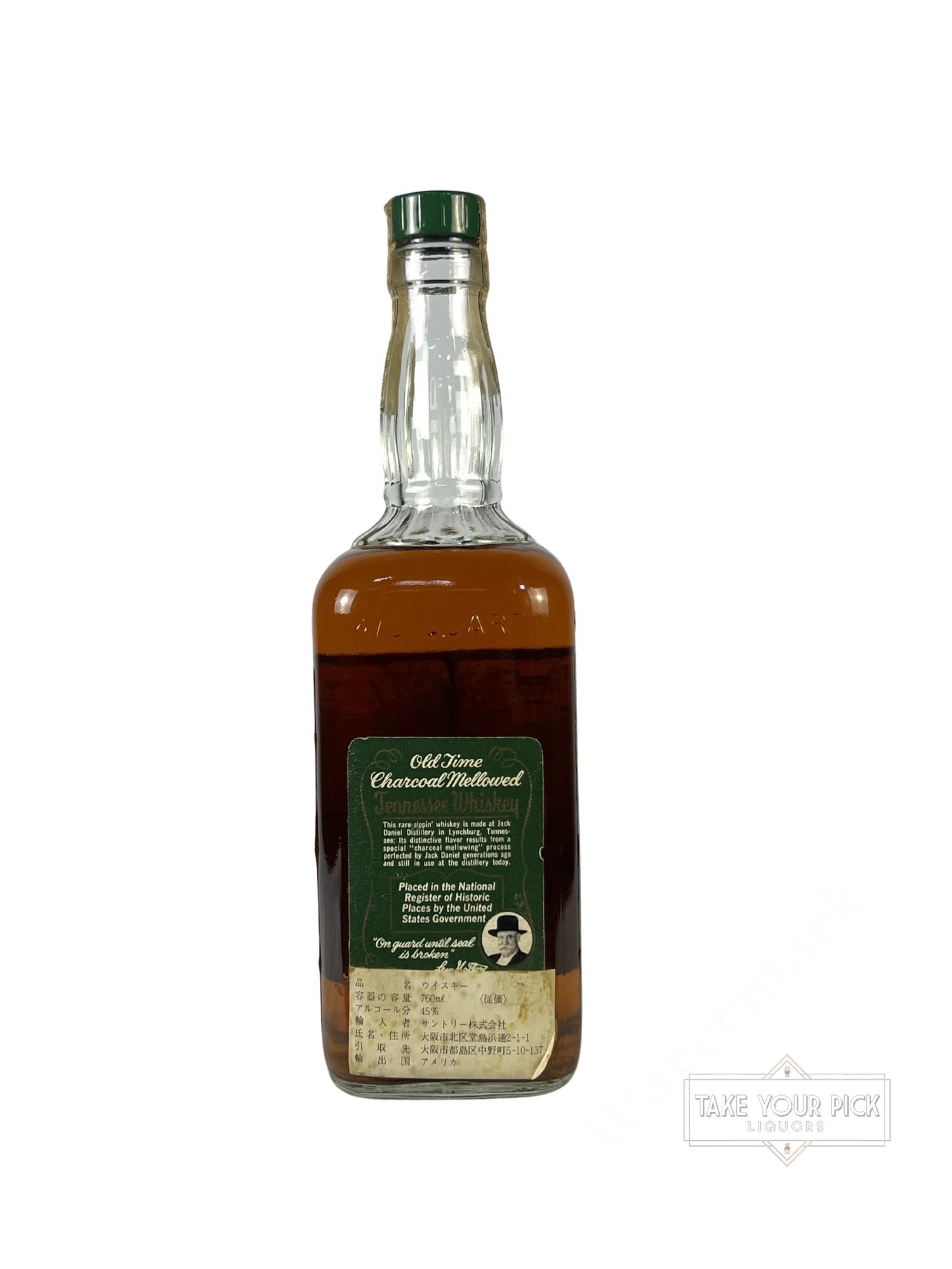 Jack Daniel's Green Label 90pf. 1974