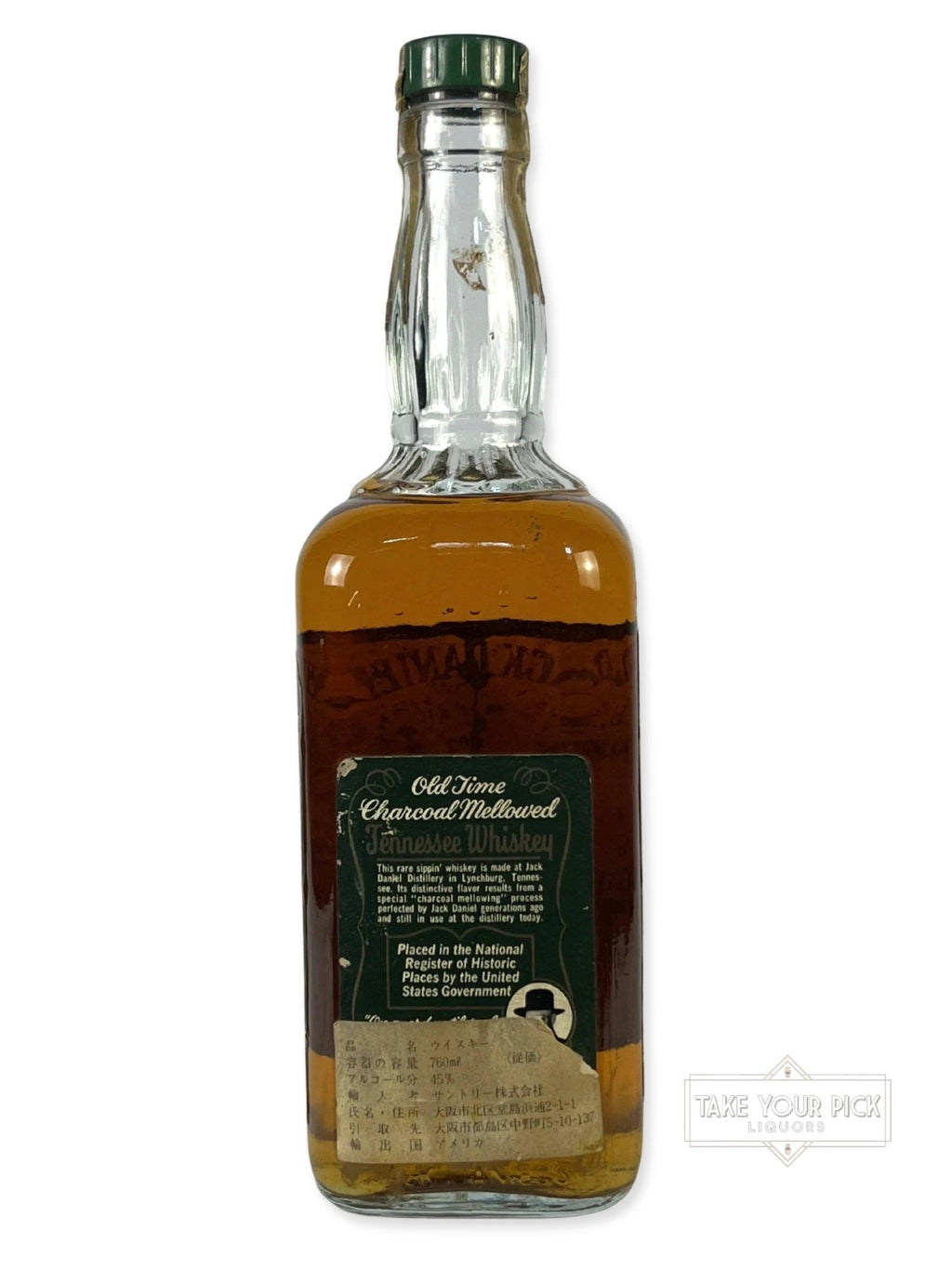 Jack Daniel's Green Label 90pf. 1976