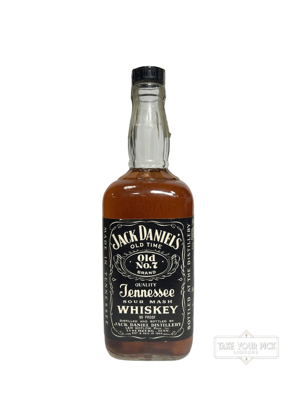 Jack Daniel's Old No.7, 90pf. 1974 - 90 Proof