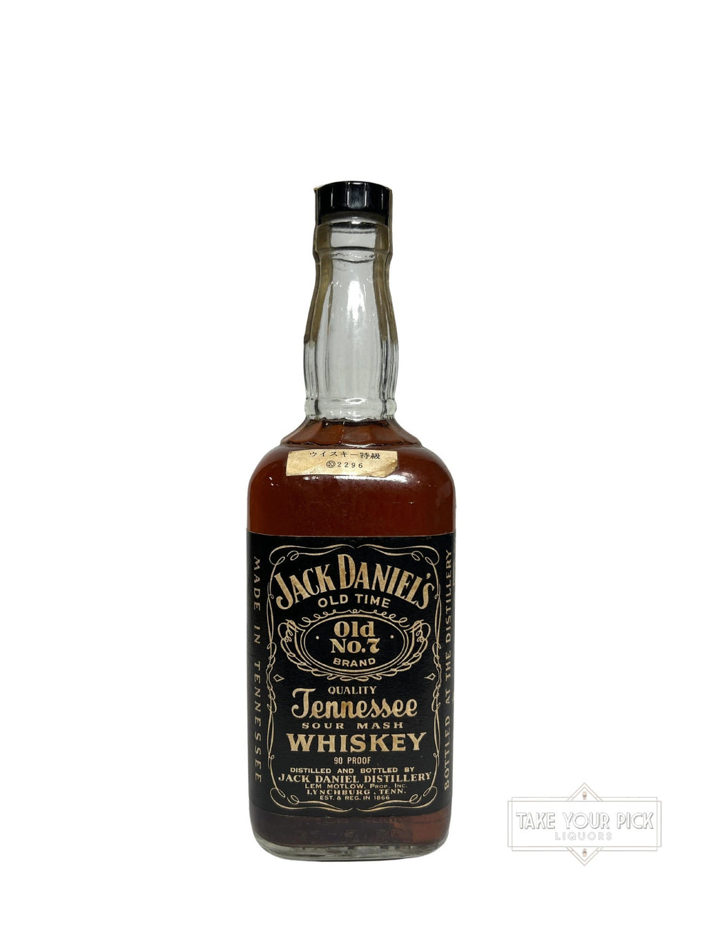 Jack Daniel's Old No.7, 90pf. 1975 - 90 Proof