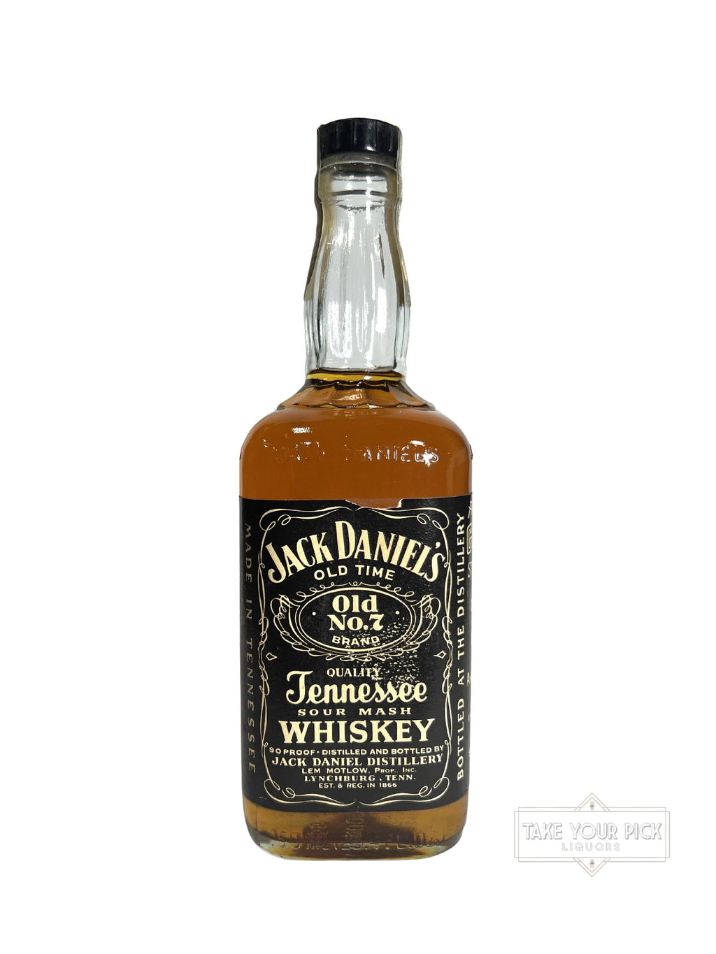Jack Daniel's Old No.7, 90pf 1977 - 90 Proof