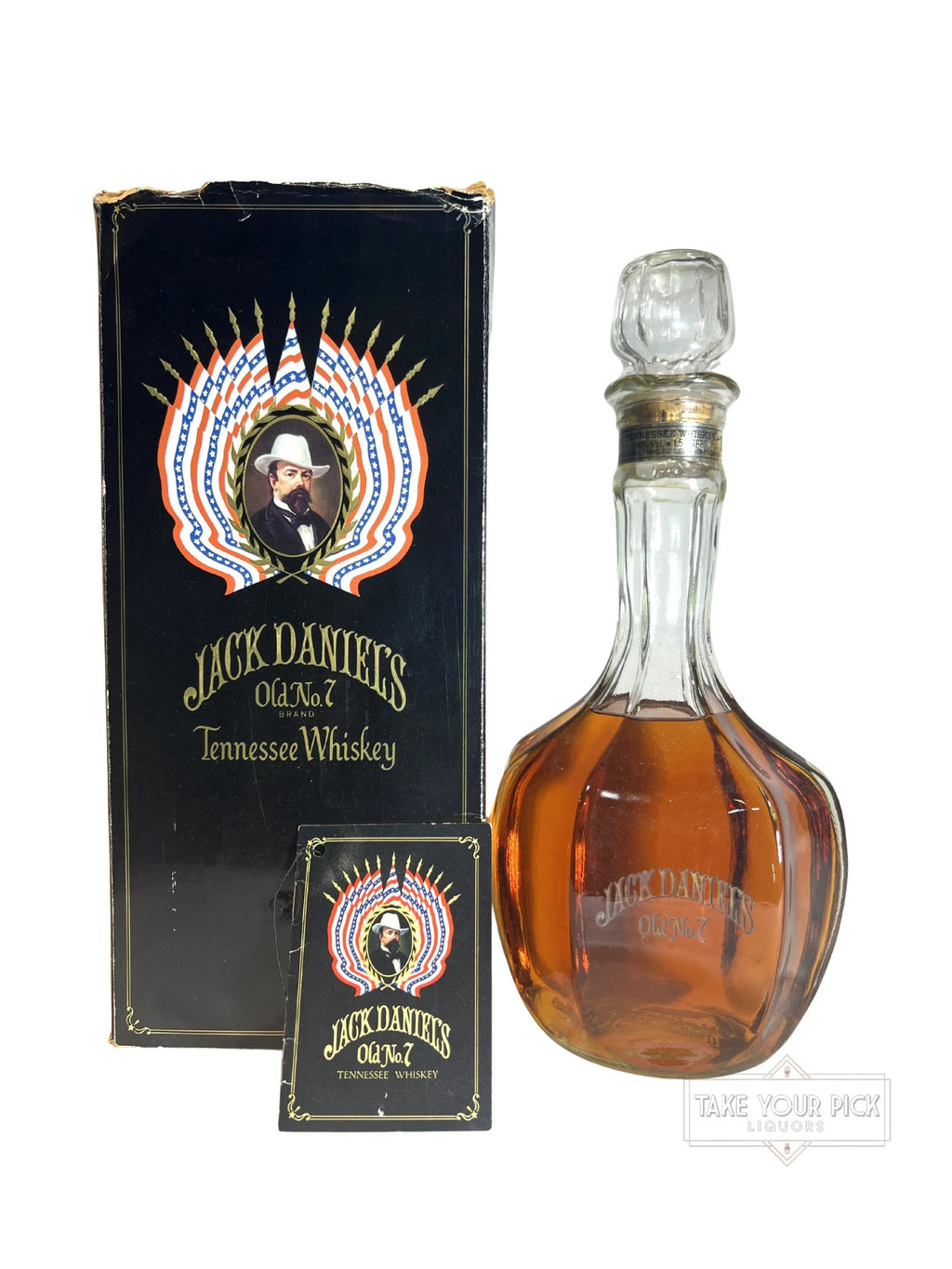 Jack Daniel's Old No. 7 90 proof 1980's 1.5 Liter