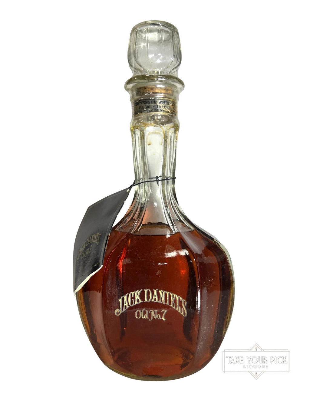 Jack Daniel's Old No. 7 90pf. 1980's 1.5 Liter