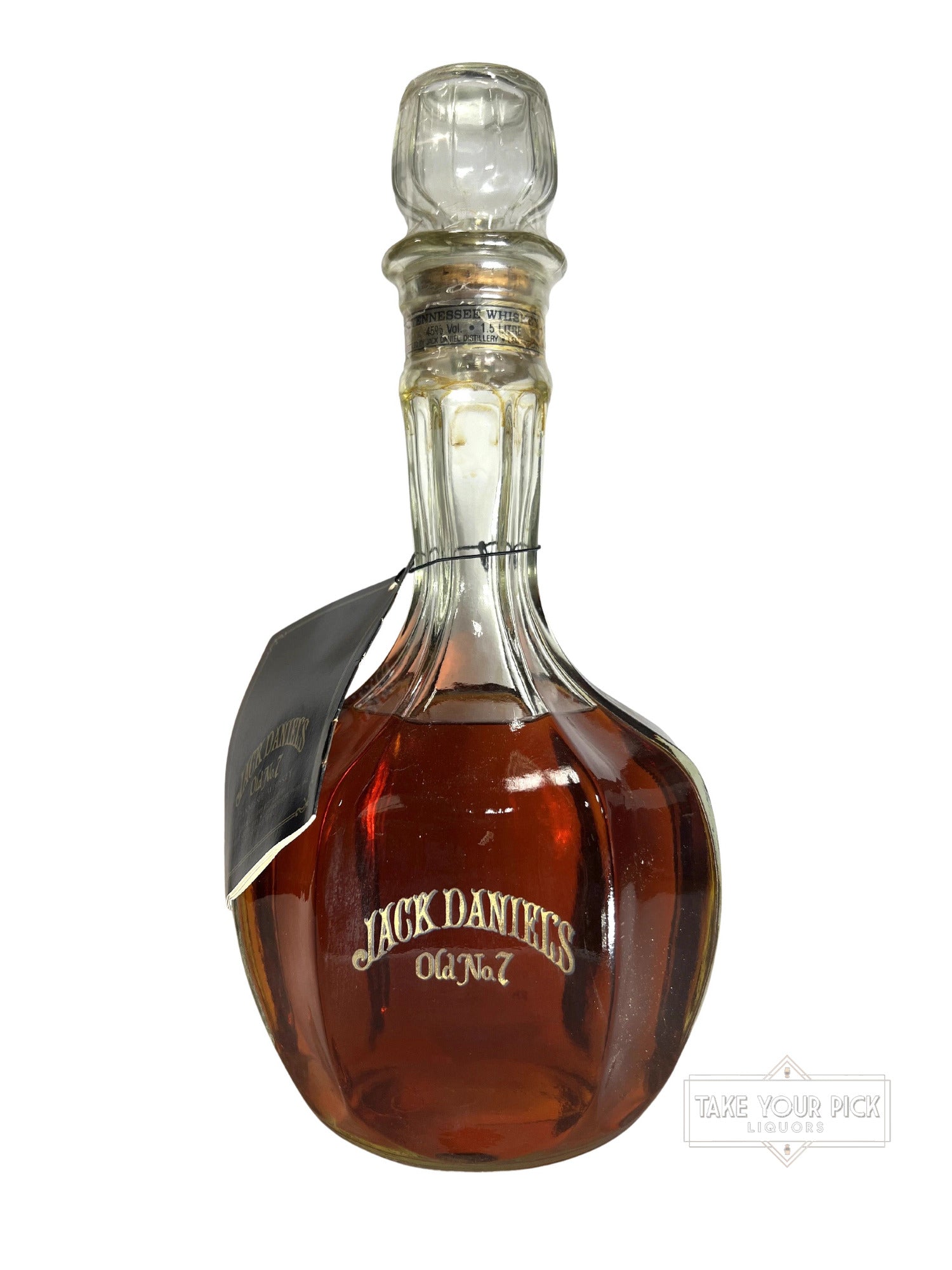 Jack Daniel's Old No. 7 90pf. 1980's 1.5 Liter
