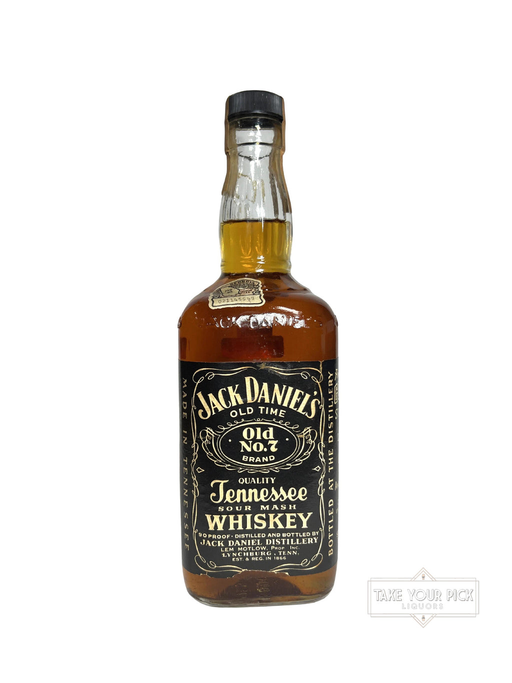 Jack Daniel's Old No. 7, 90pf 1981 - 90 Proof