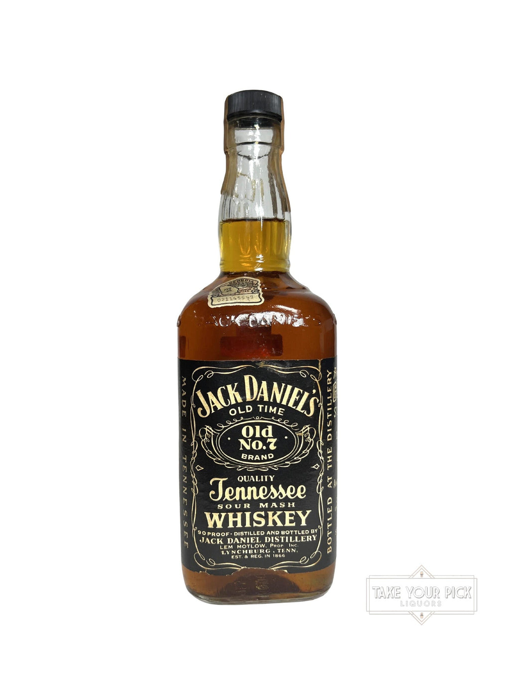 Jack Daniel's Old No. 7, 90pf 1981 - 90 Proof