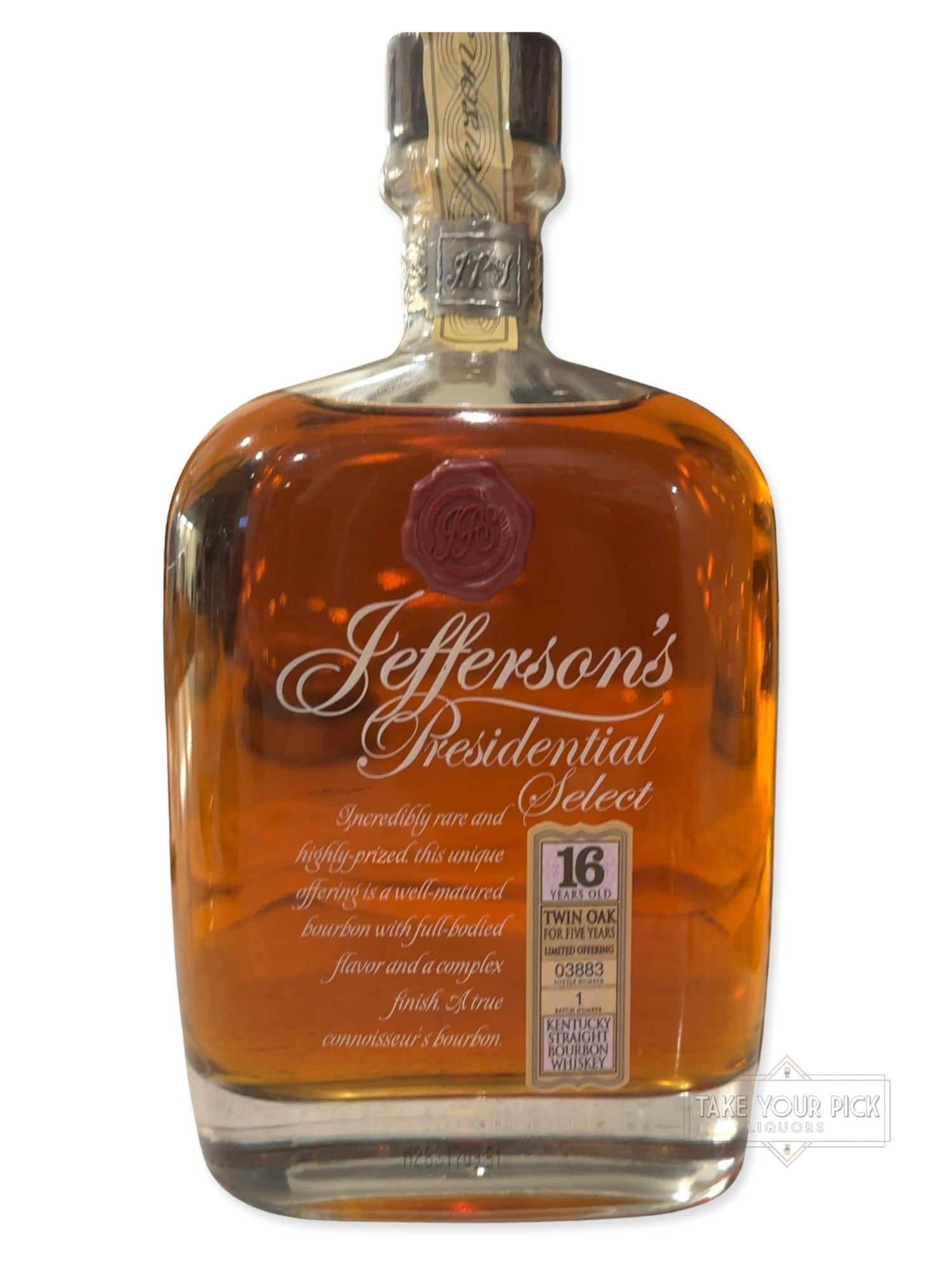 Jefferson's Presidential Select 16 year