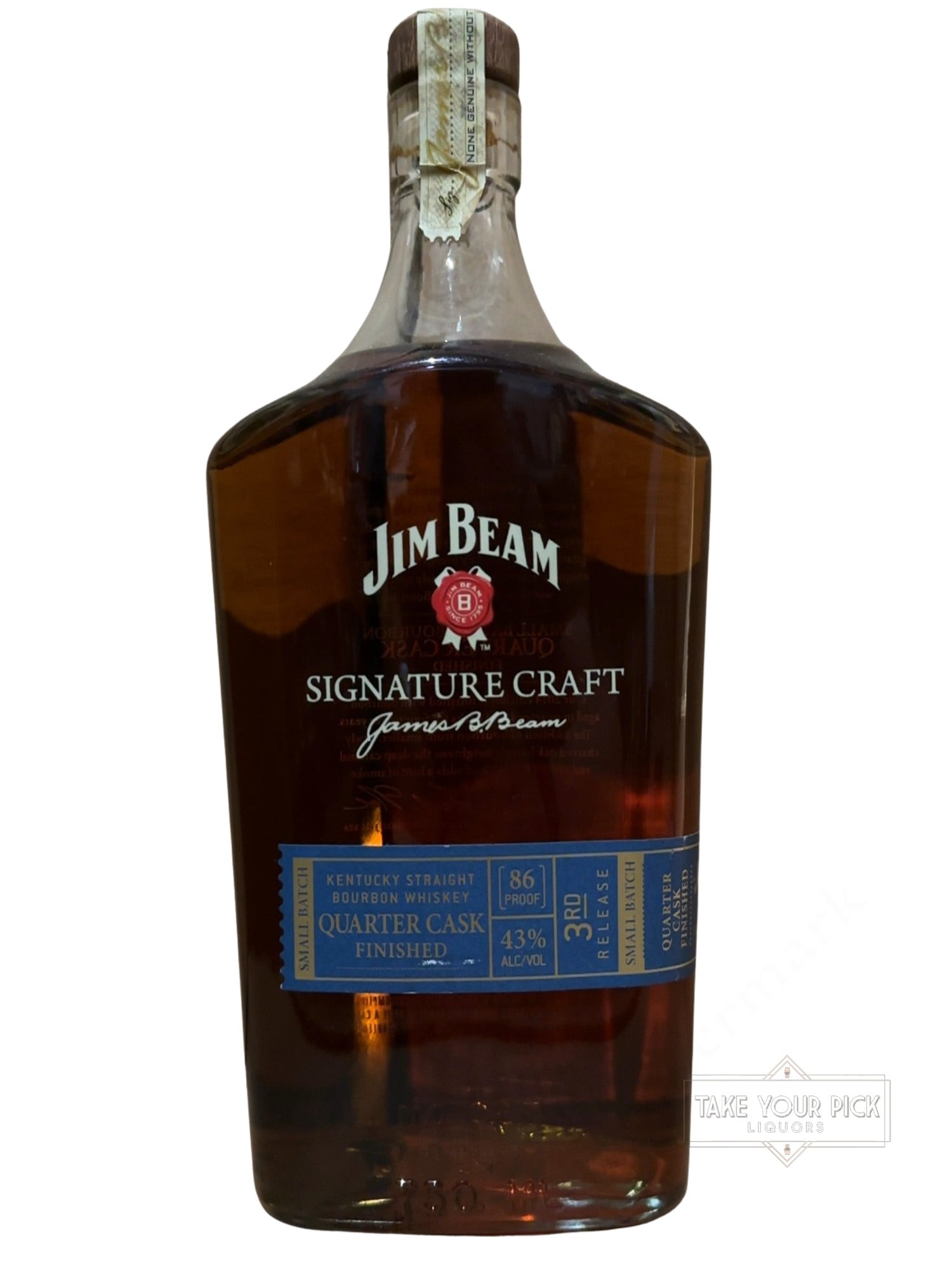 Jim Beam Signature Craft Quarter Cask Finished 86 Proof