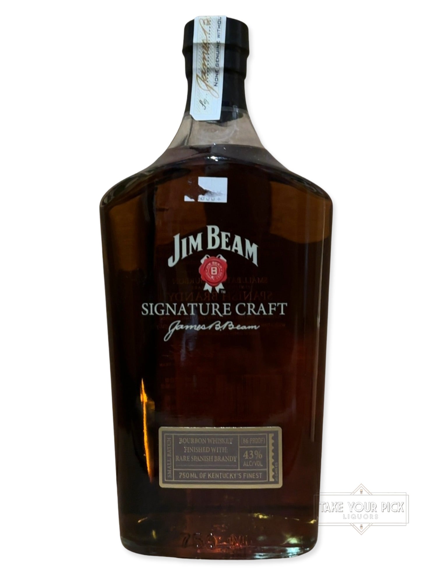 Jim Beam Signature Craft Small Batch Finished with Rare Spanish Brandy 86 Proof