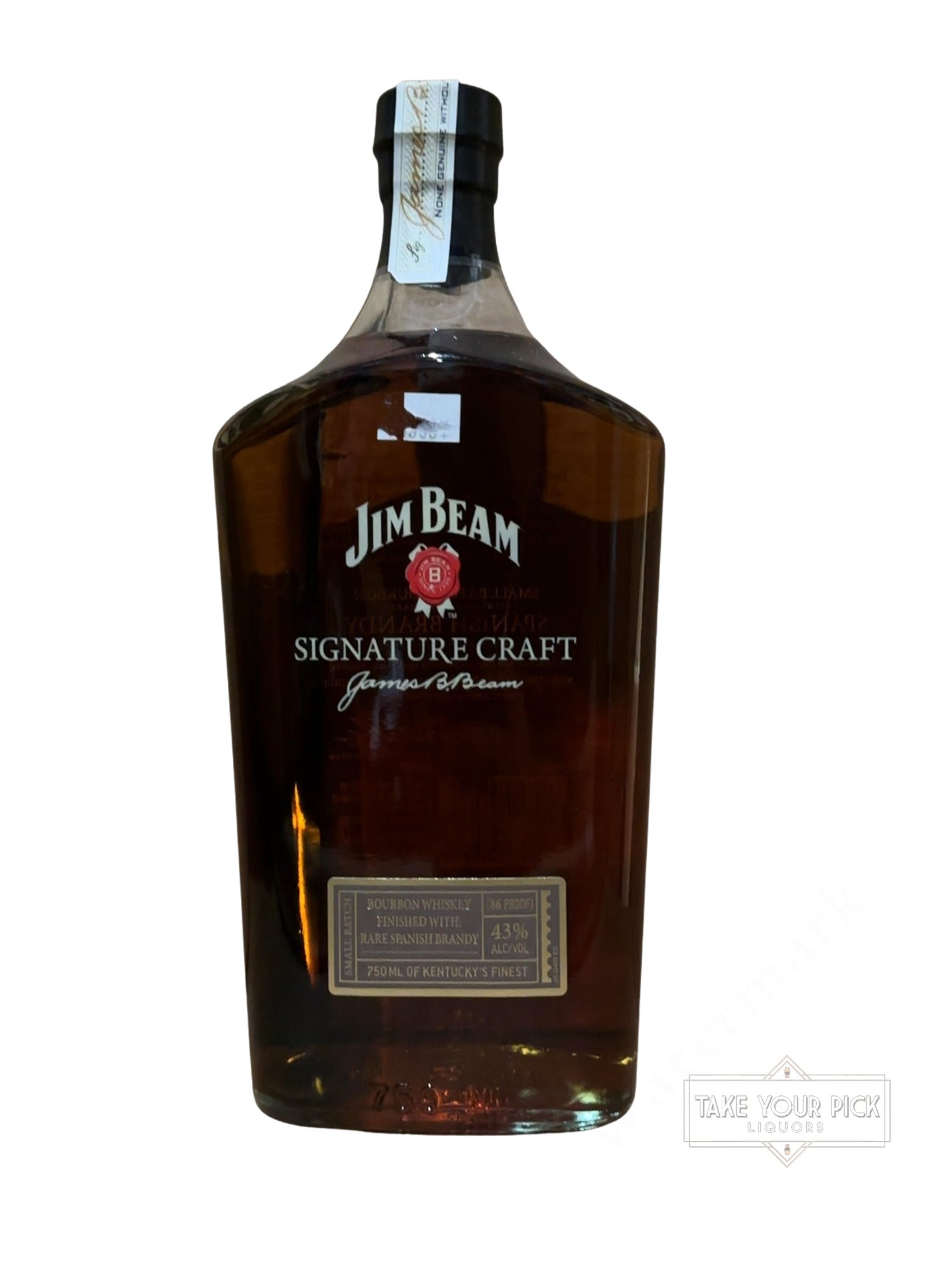 Jim Beam Signature Craft Small Batch Finished with Rare Spanish Brandy 86 Proof