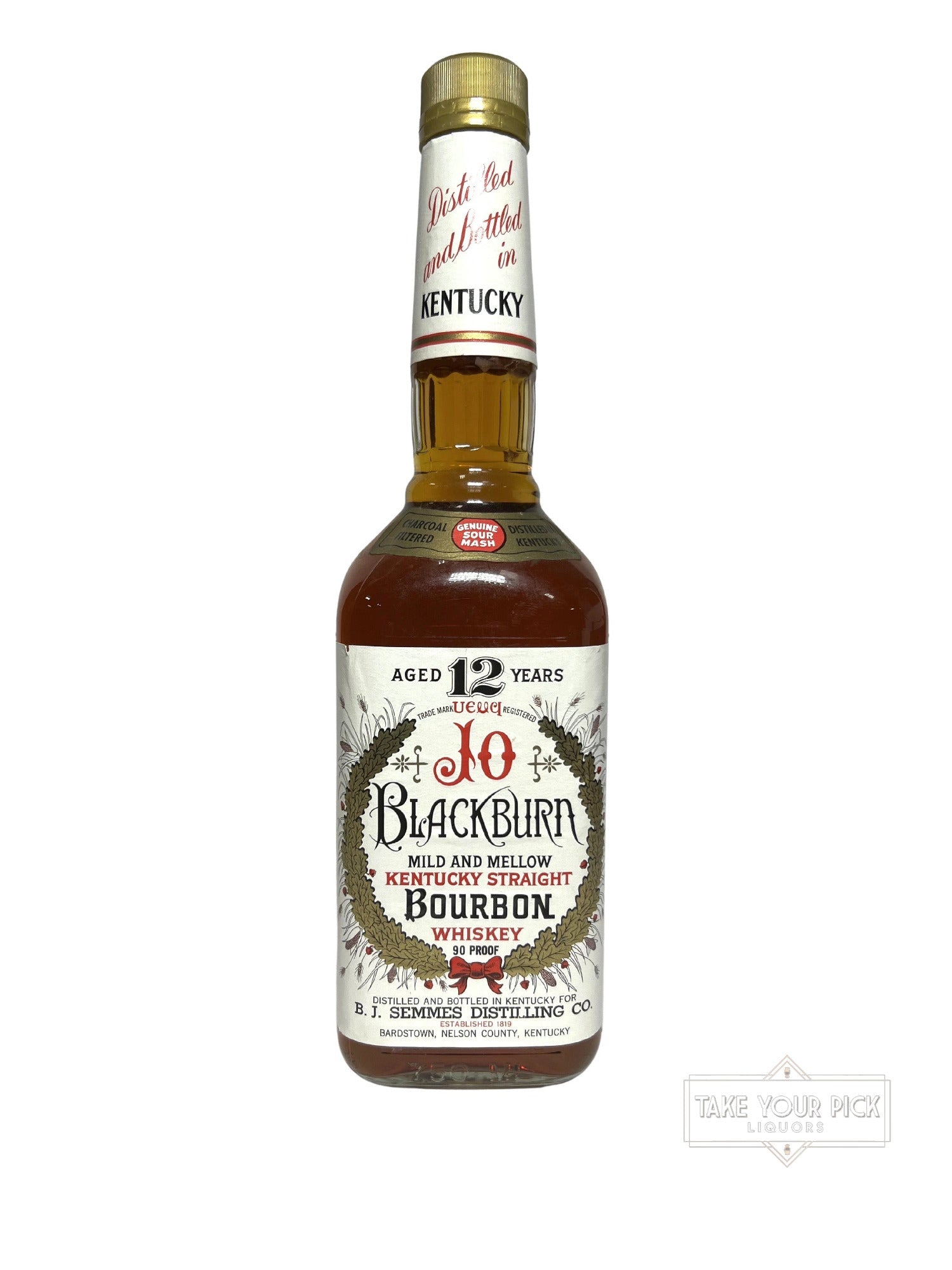 Jo Blackburn 12-year 1999 (pre-fire) - 90 Proof
