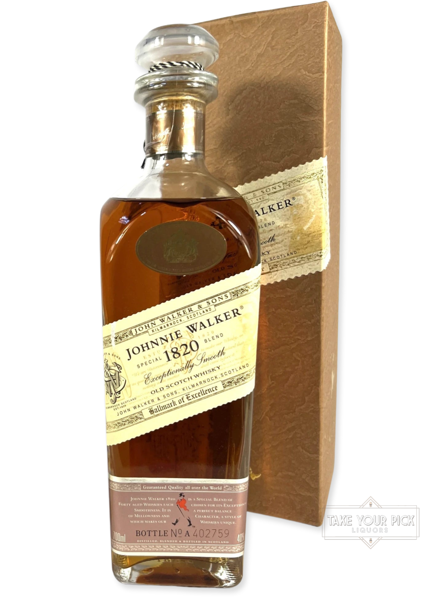 Johnnie Walker 1820 Blend 1990's