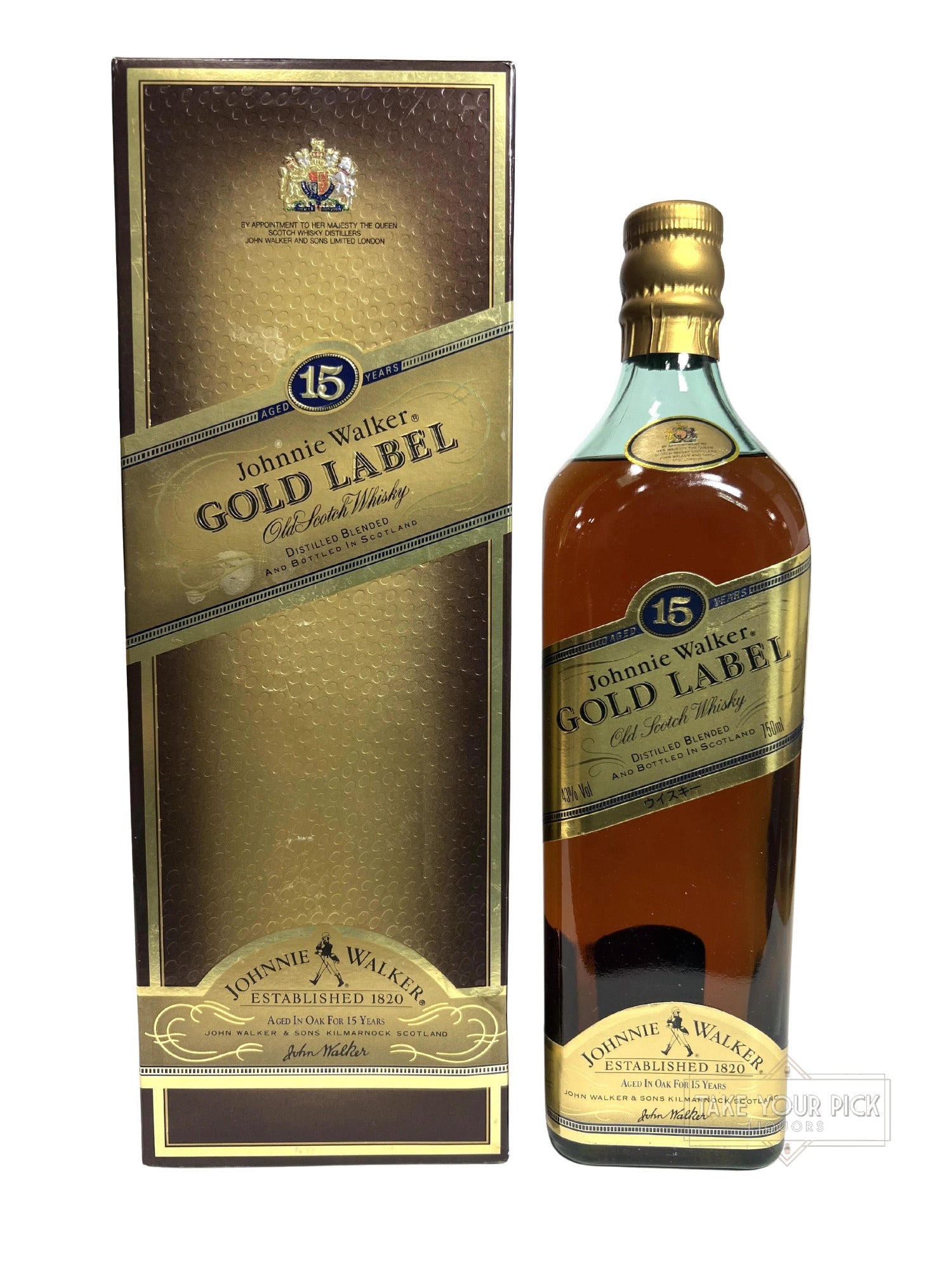 Johnnie Walker Gold Label Old Scotch Whisky - 86 Proof