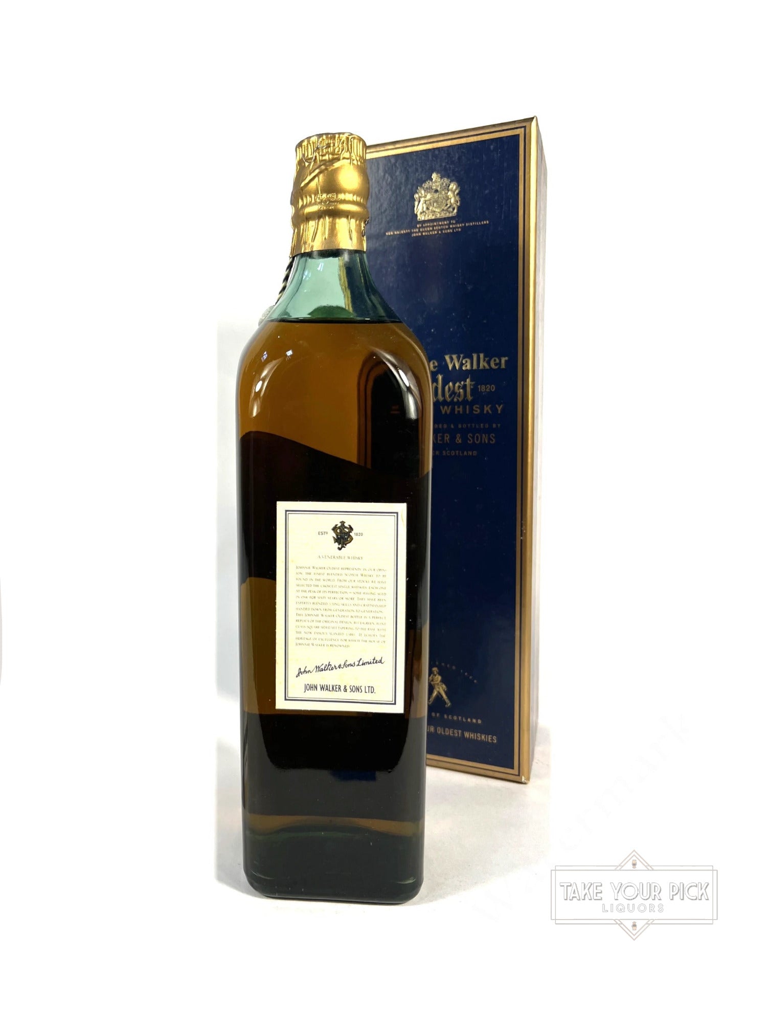 Johnnie Walker Oldest (1990's Predecessor to Blue Label) - 86 Proof