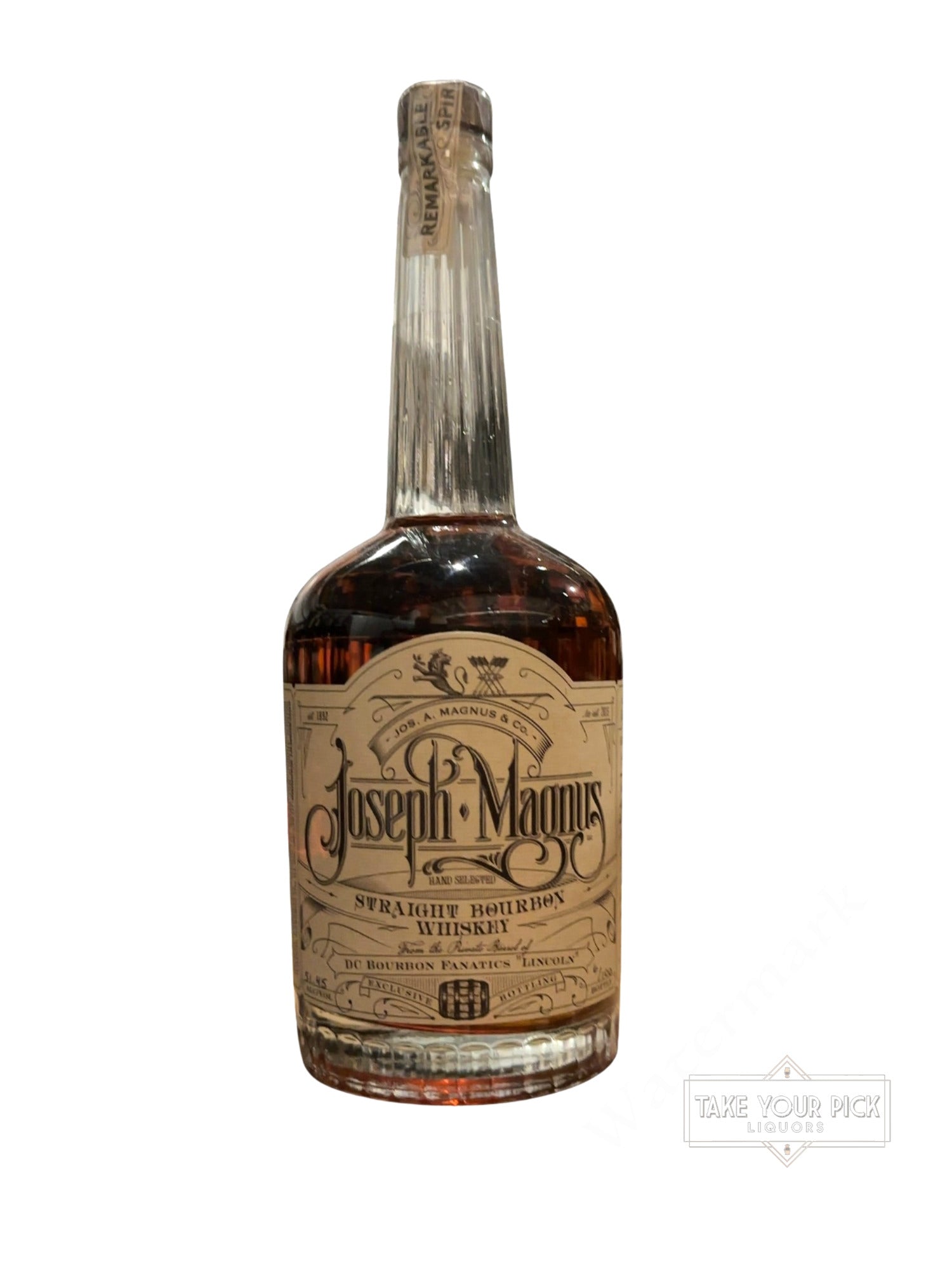 Jos. A. Magnus & Co. Joseph Magnus Straight Bourbon Whiskey 102.9 Proof