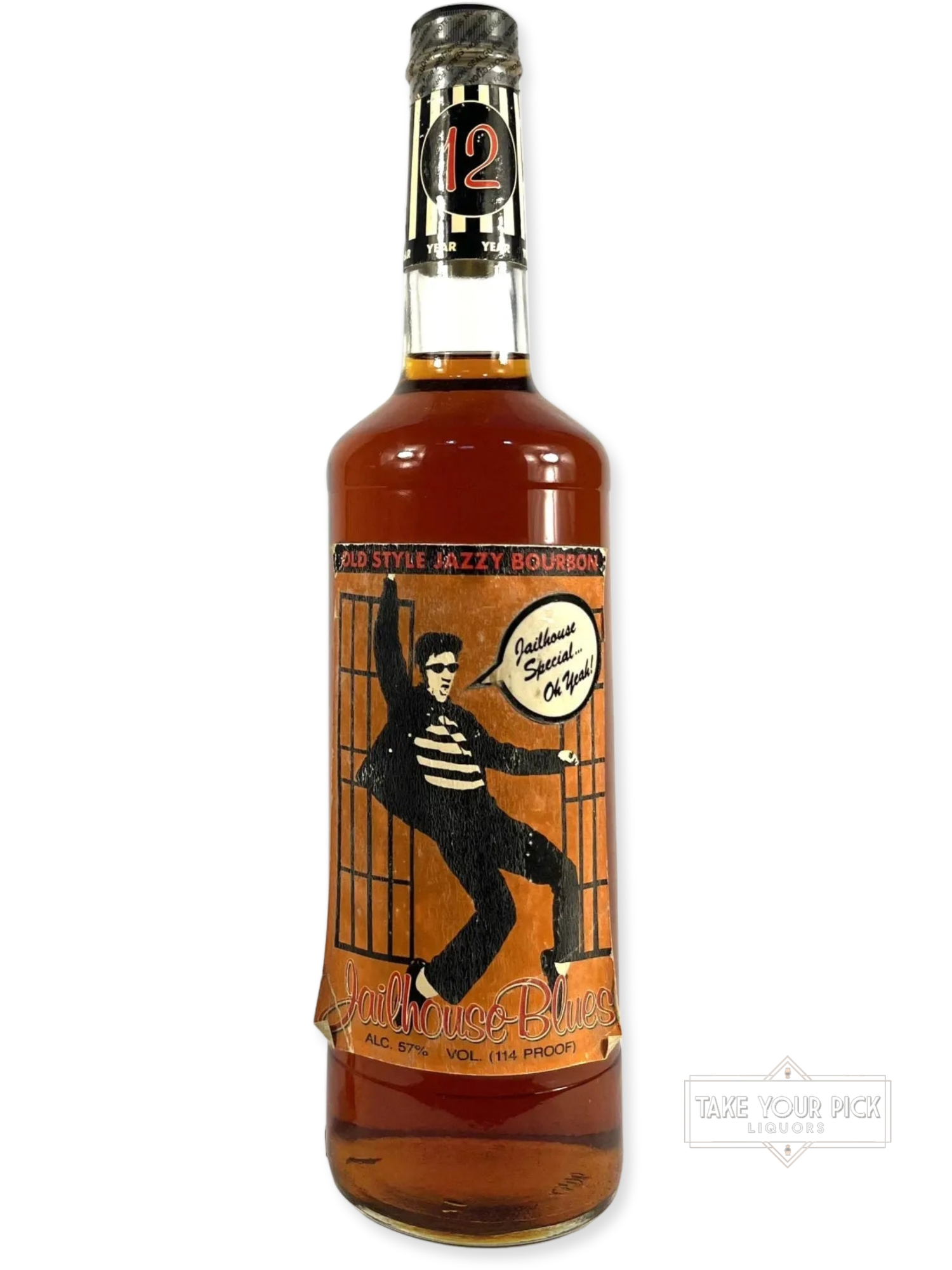 KBD/Willett Jailhouse Blues 12-year 114pf. 1995 - 114 Proof - Bottle Front