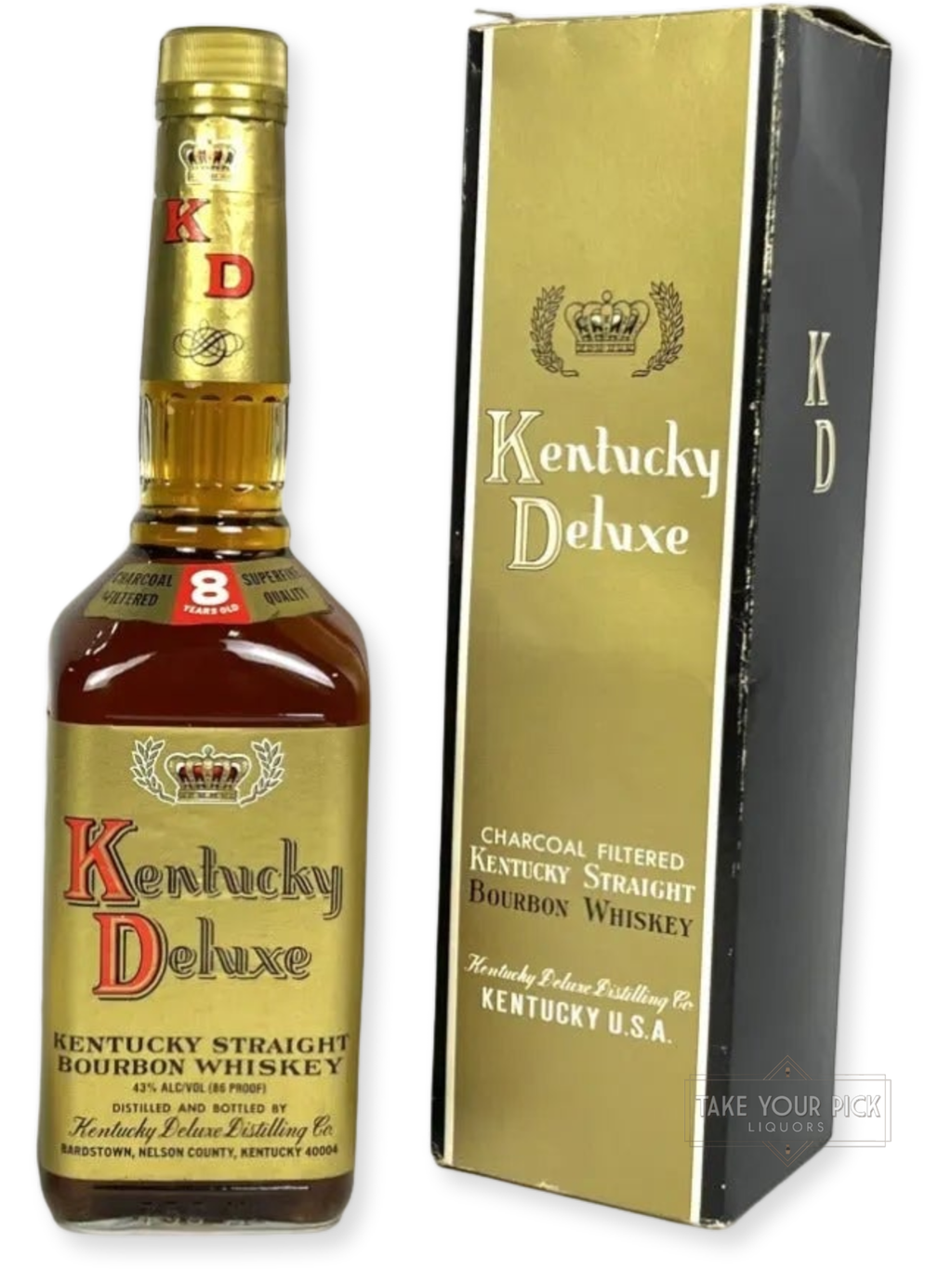 Kentucky Deluxe 8-year 1992 (pre-fire) - 86 Proof - Bottle Front