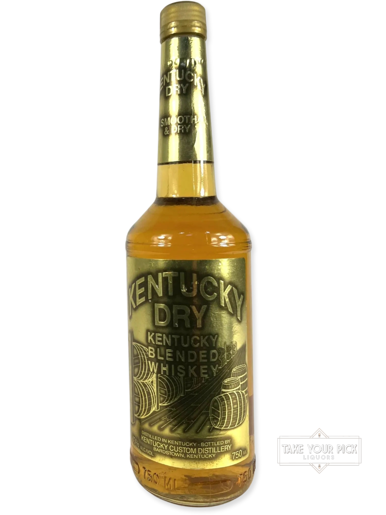 Kentucky Dry Kentucky Blended Whiskey 1985