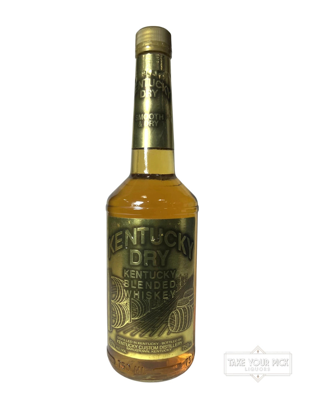 Kentucky Dry Kentucky Blended Whiskey 1985 - 80 Proof
