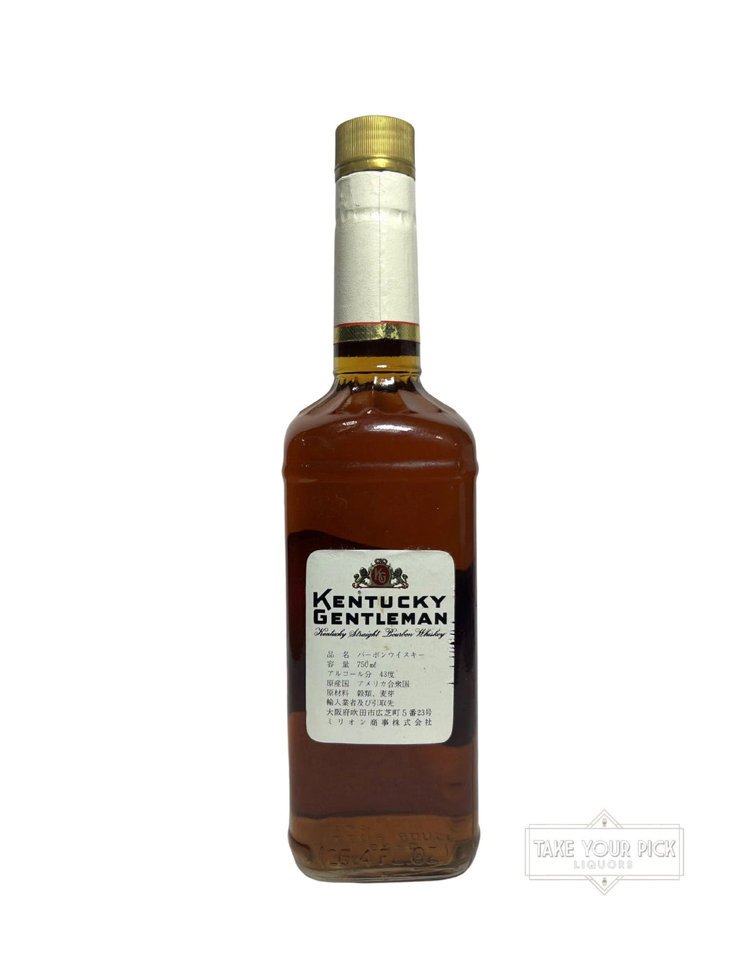 Kentucky Gentleman 1990 86 Proof