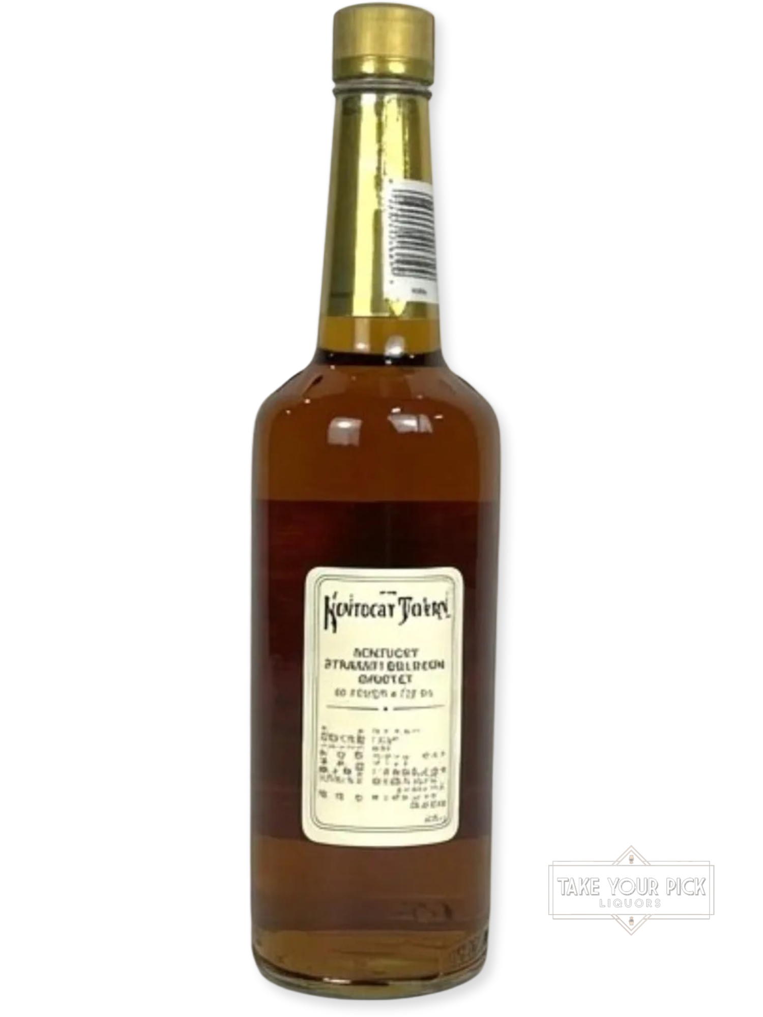 Kentucky Tavern 1992 (Glenmore) - 86 Proof - Bottle Back