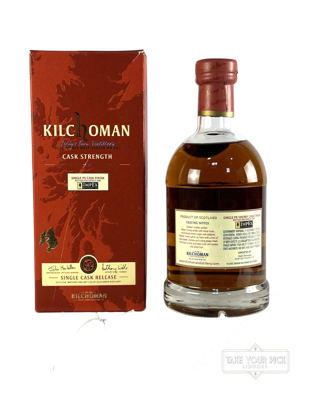 Kilchoman Cask Strength Single Cask 2014 - 59.2 Proof