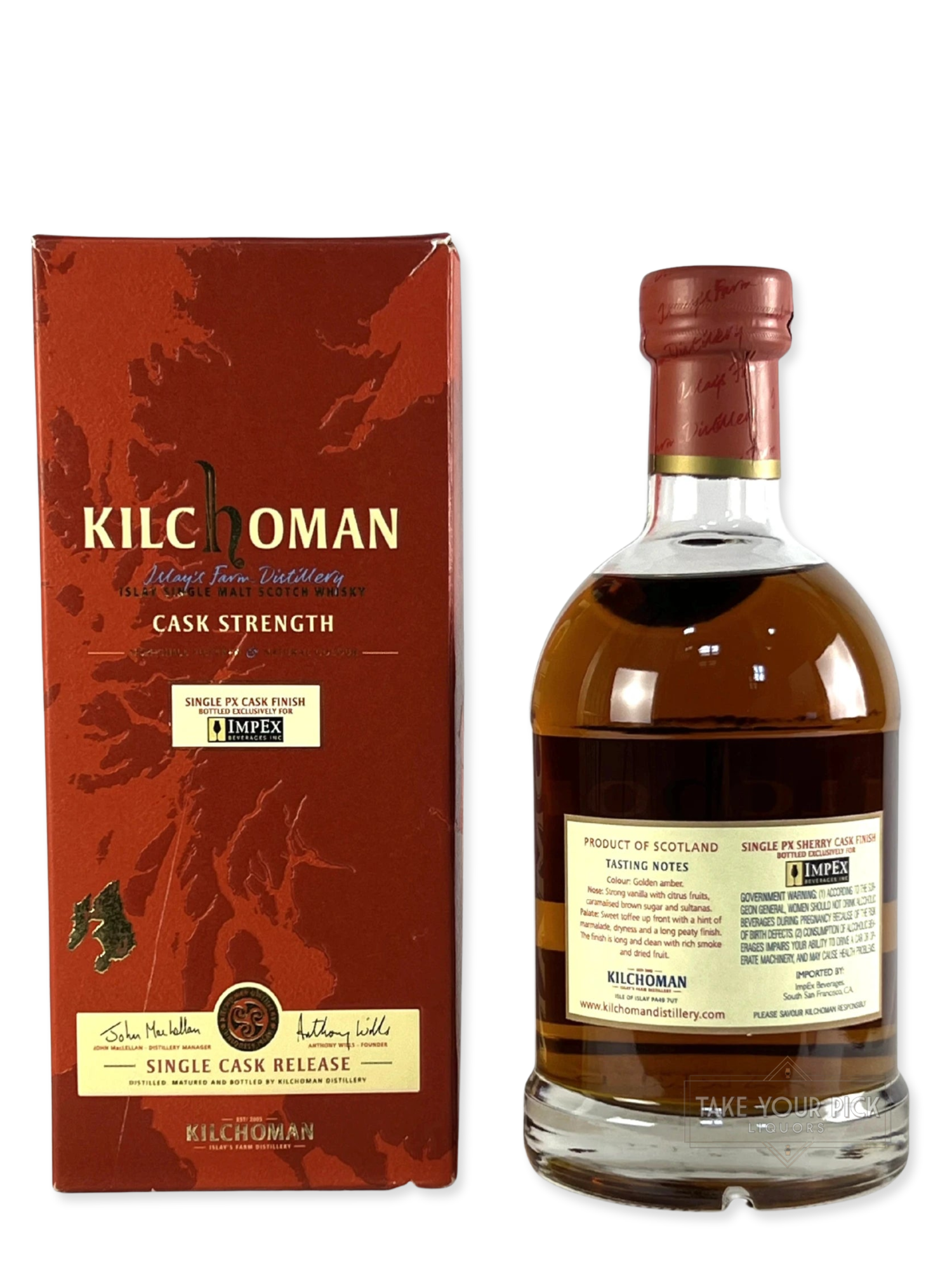 Kilchoman Cask Strength Single Cask 2014 - 59.2 Proof