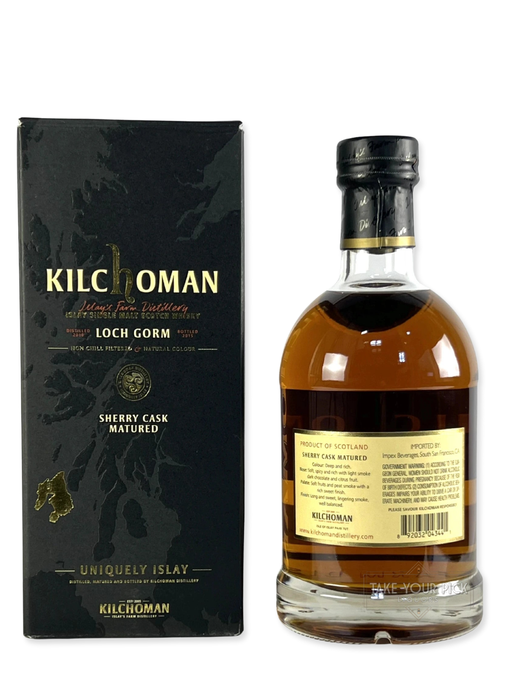 Kilchoman Loch Gorm 2015 - 92 Proof