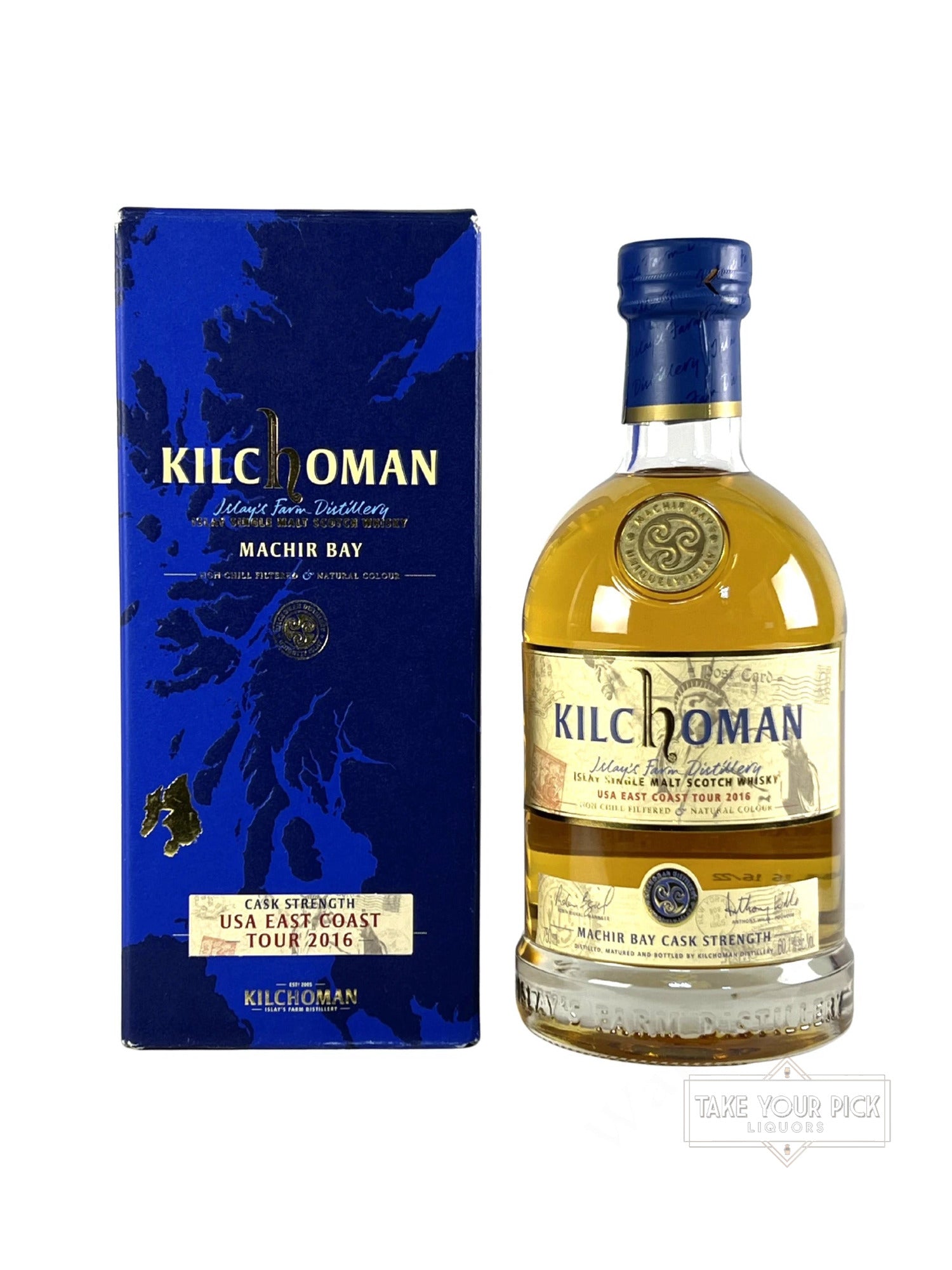 Kilchoman Machir Bay Cask Strength USA East Coast Tour 2016 - 120.3 Proof