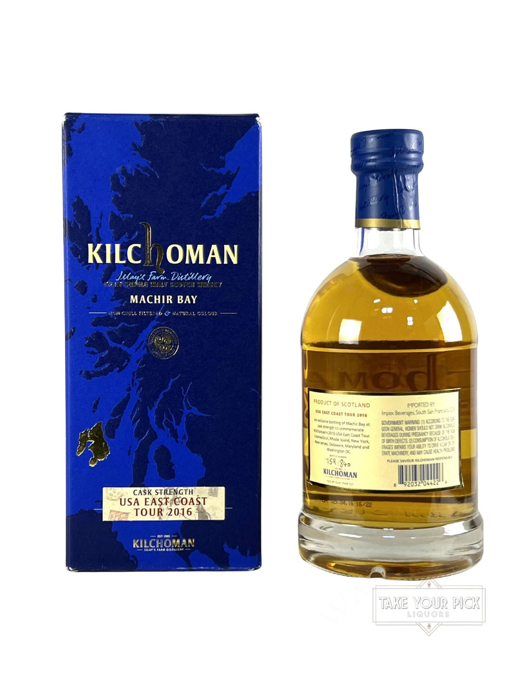 Kilchoman Machir Bay Cask Strength USA East Coast Tour 2016 - 120.3 Proof