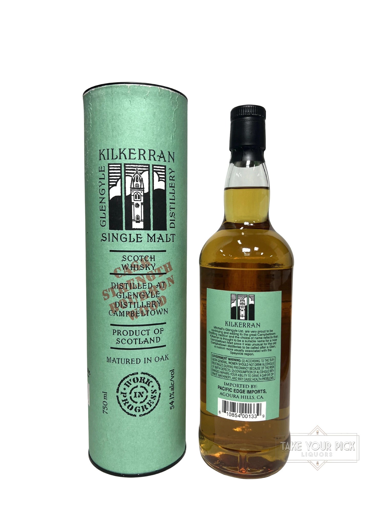 Kilkerran Cask Strength Bourbon Wood - 108.2 Proof