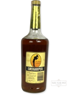 L.W. Harper Gold Medal Liter 1987 - 80 Proof - Bottle Back