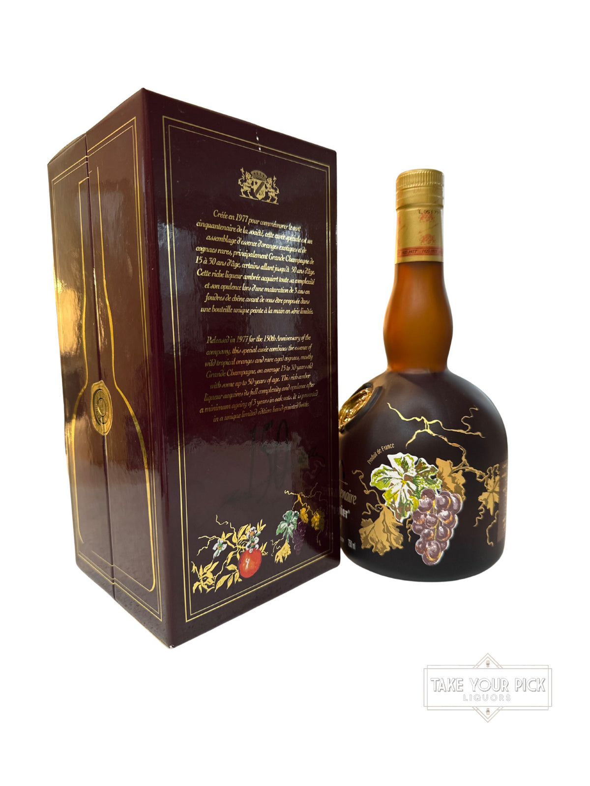 L0517913 Grand Marnier Cuvee du Cent Cinquantenaire 80 Proof 80 Proof 750ml