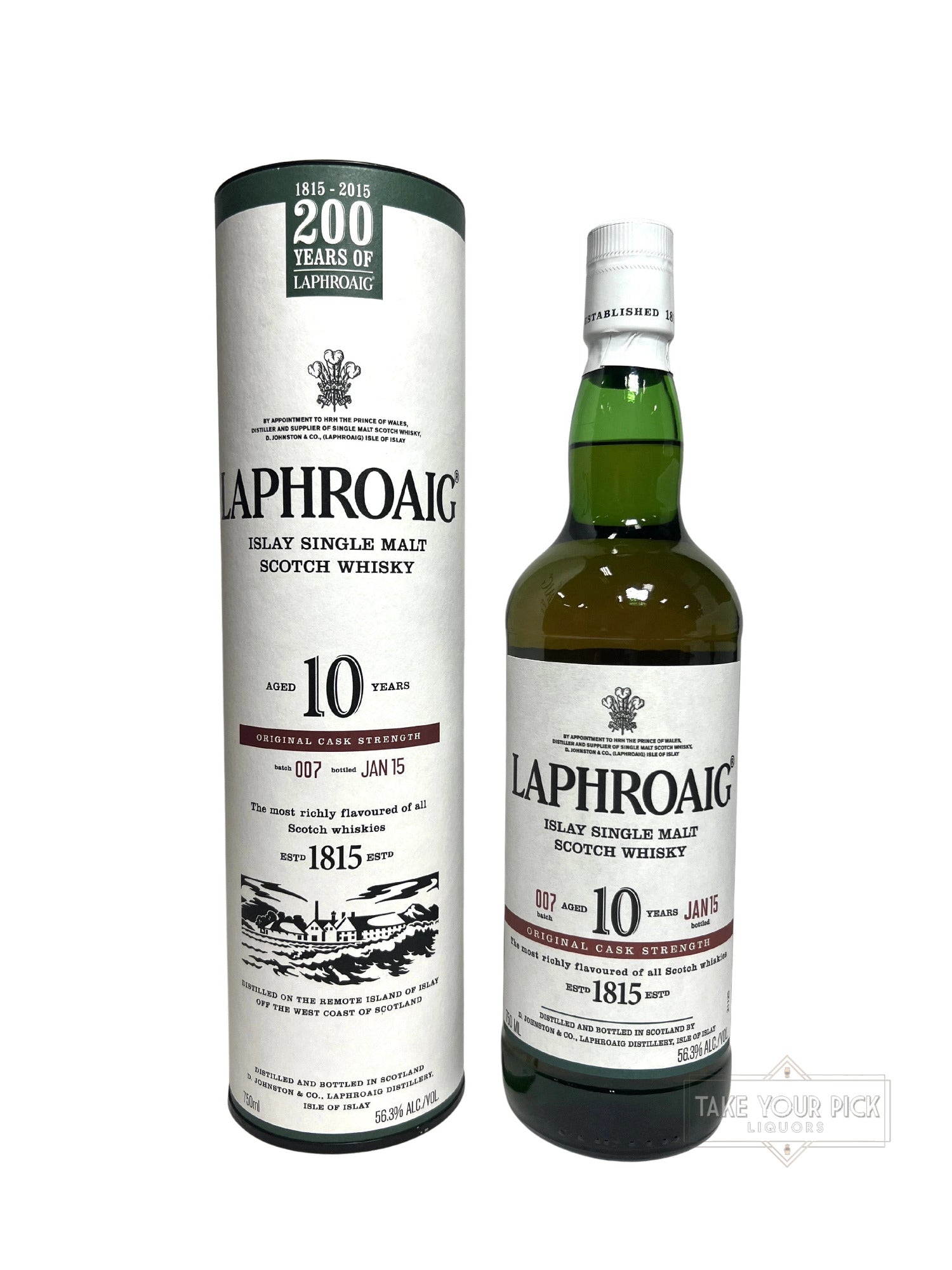 Laphroaig 10-year Cask Strength 2015 - 112.6 Proof