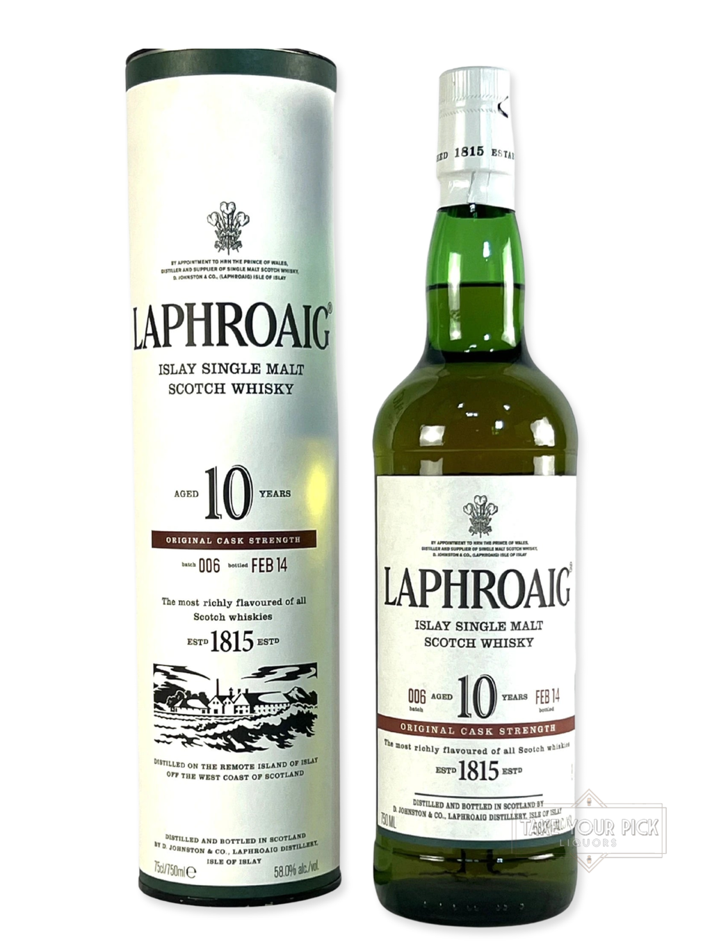Laphroaig 10 Years Cask Strength 2014 - 116 Proof