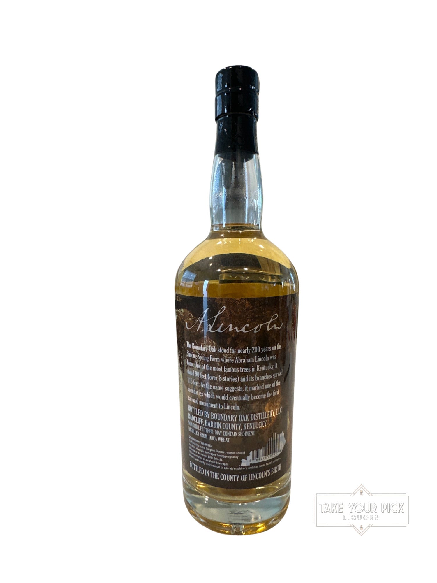 Lincoln Straight Bourbon 96 Proof 750ml