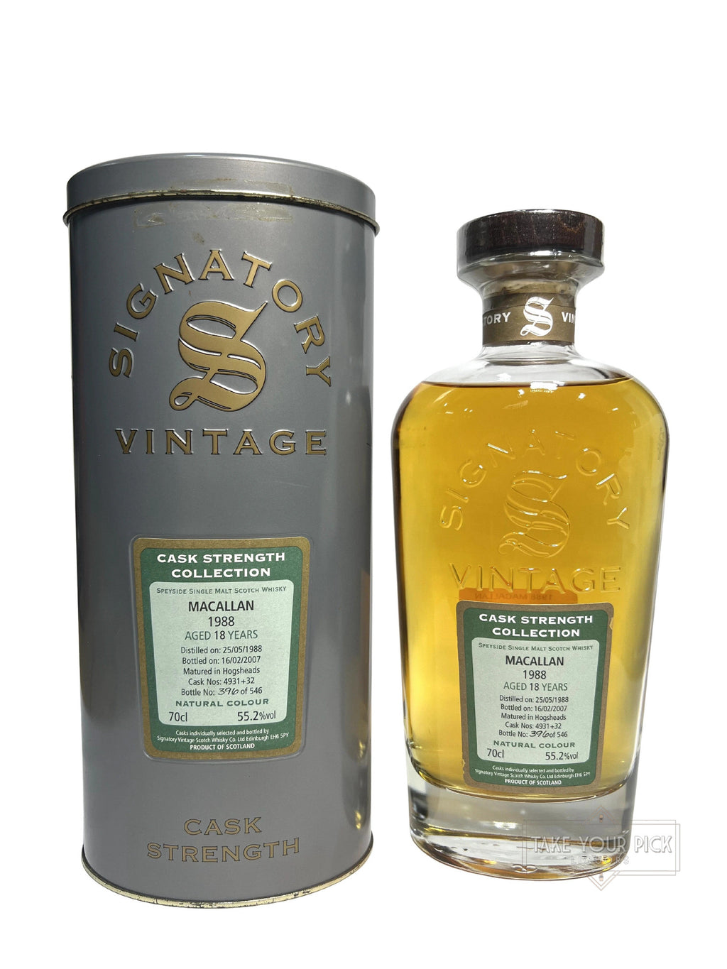 Macallan 18-year Signatory Cask Strength Collection 1988 - 110.4 Proof