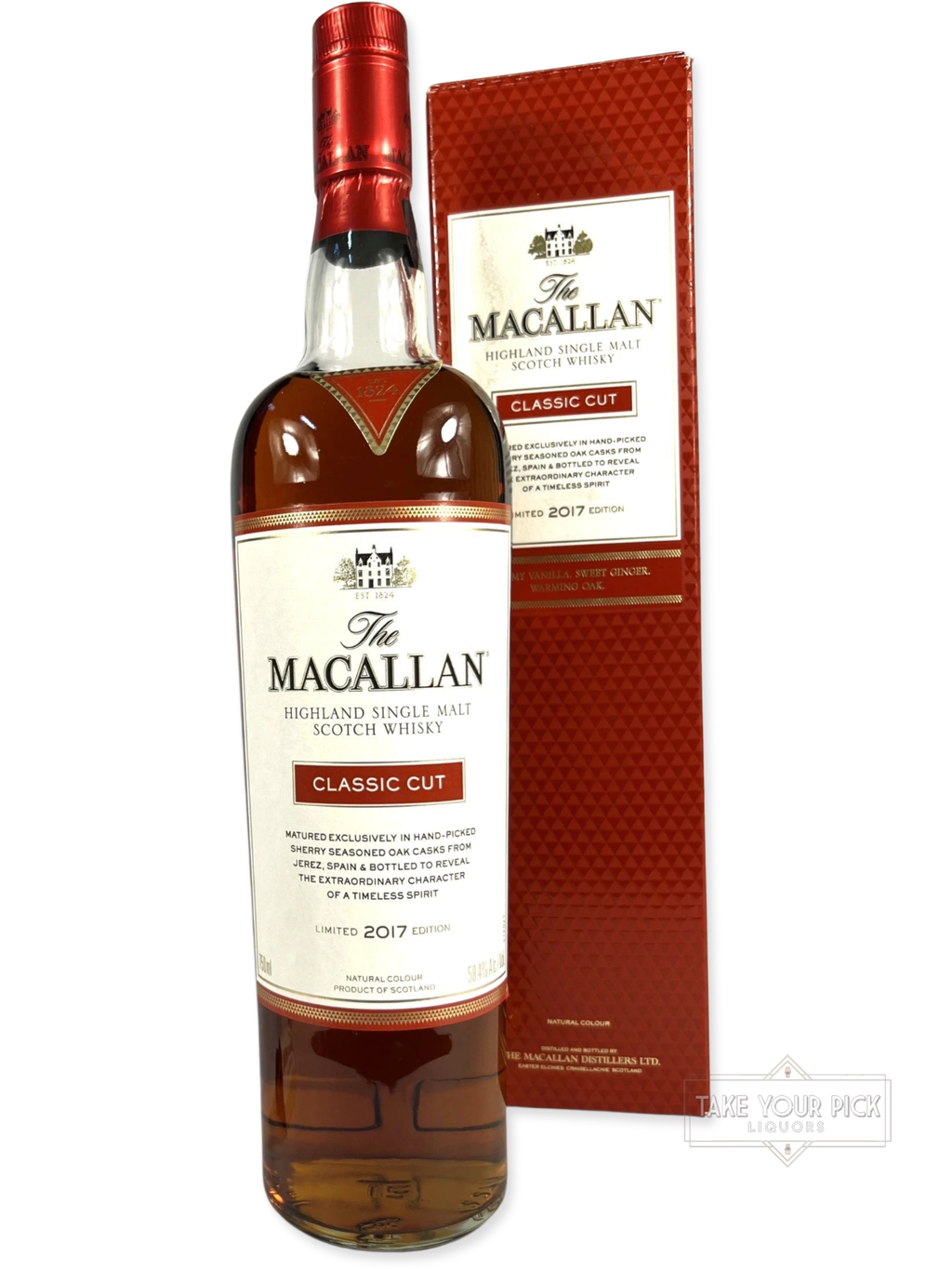 Macallan Classic Cut 2017 - 116.8 Proof - Bottle Front