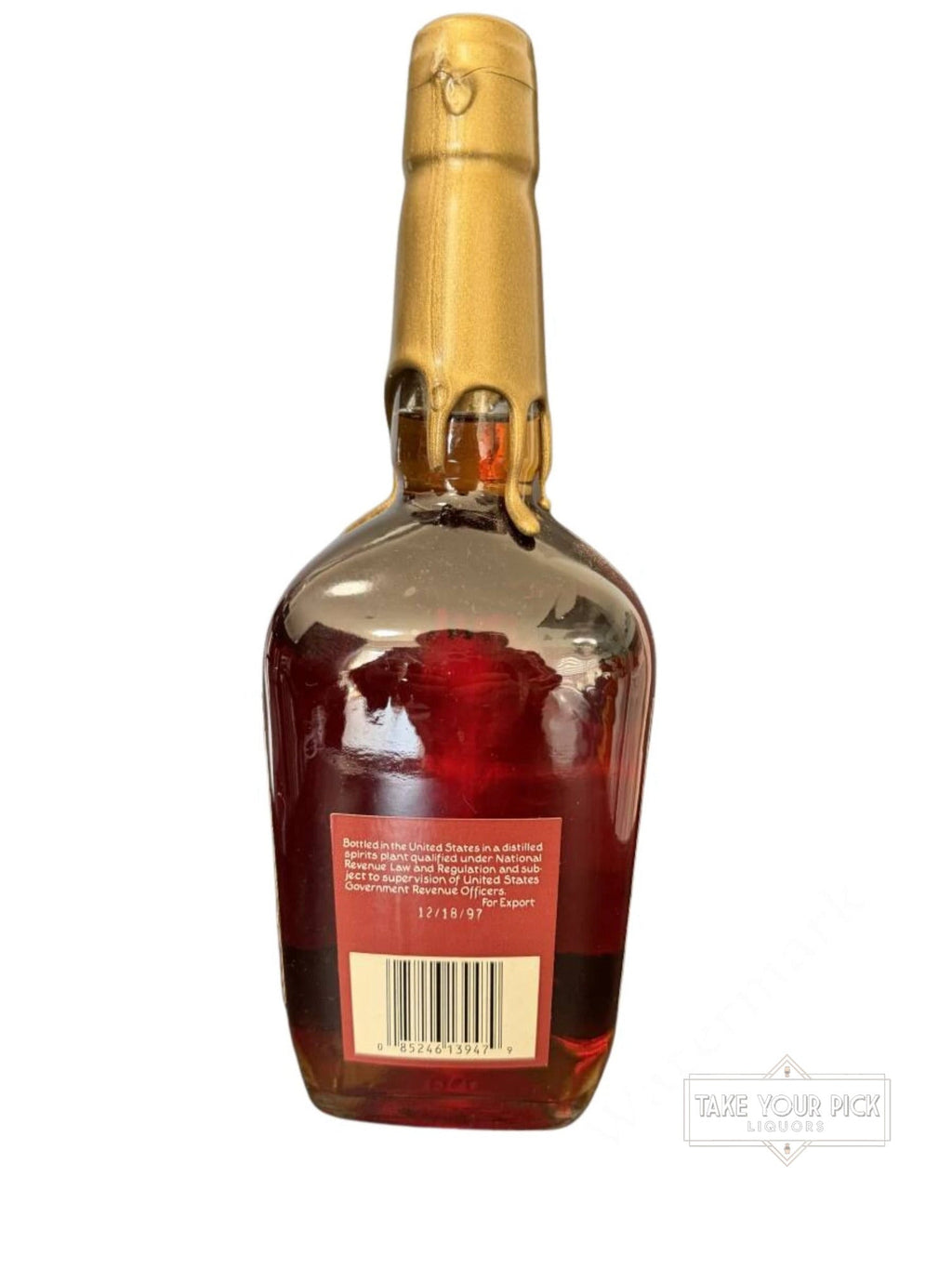 Maker's Mark Distillery, Inc. Maker's Mark Gold Wax 1997