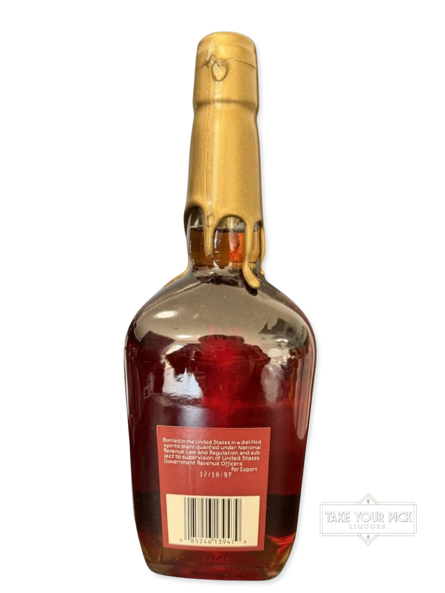 Maker's Mark Distillery, Inc. Maker's Mark Gold Wax 1997