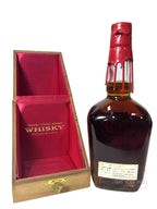 Maker's Mark Red Wax 1972 with wooden box - 90 Proof