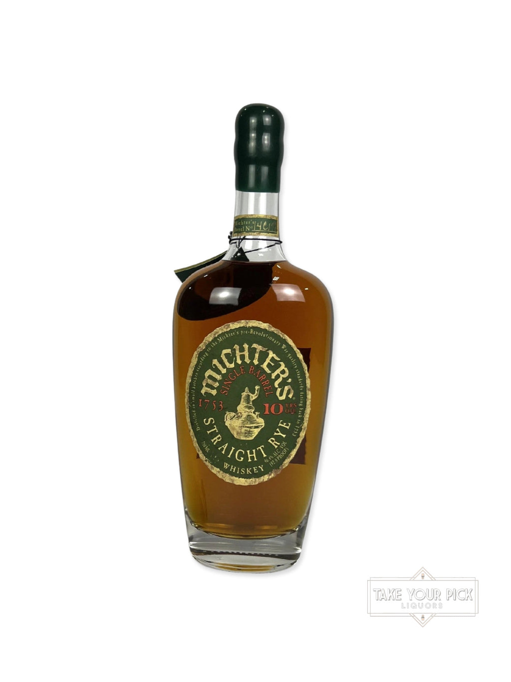 Michter's Single Barrel 10 Year Old Straight Rye Whiskey 2014 - 92.8 Proof