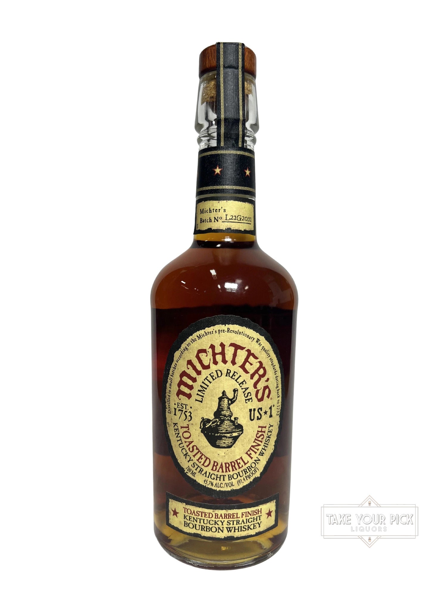 2021 Michter's Toasted Barrel Finish Bourbon - 91.4 Proof