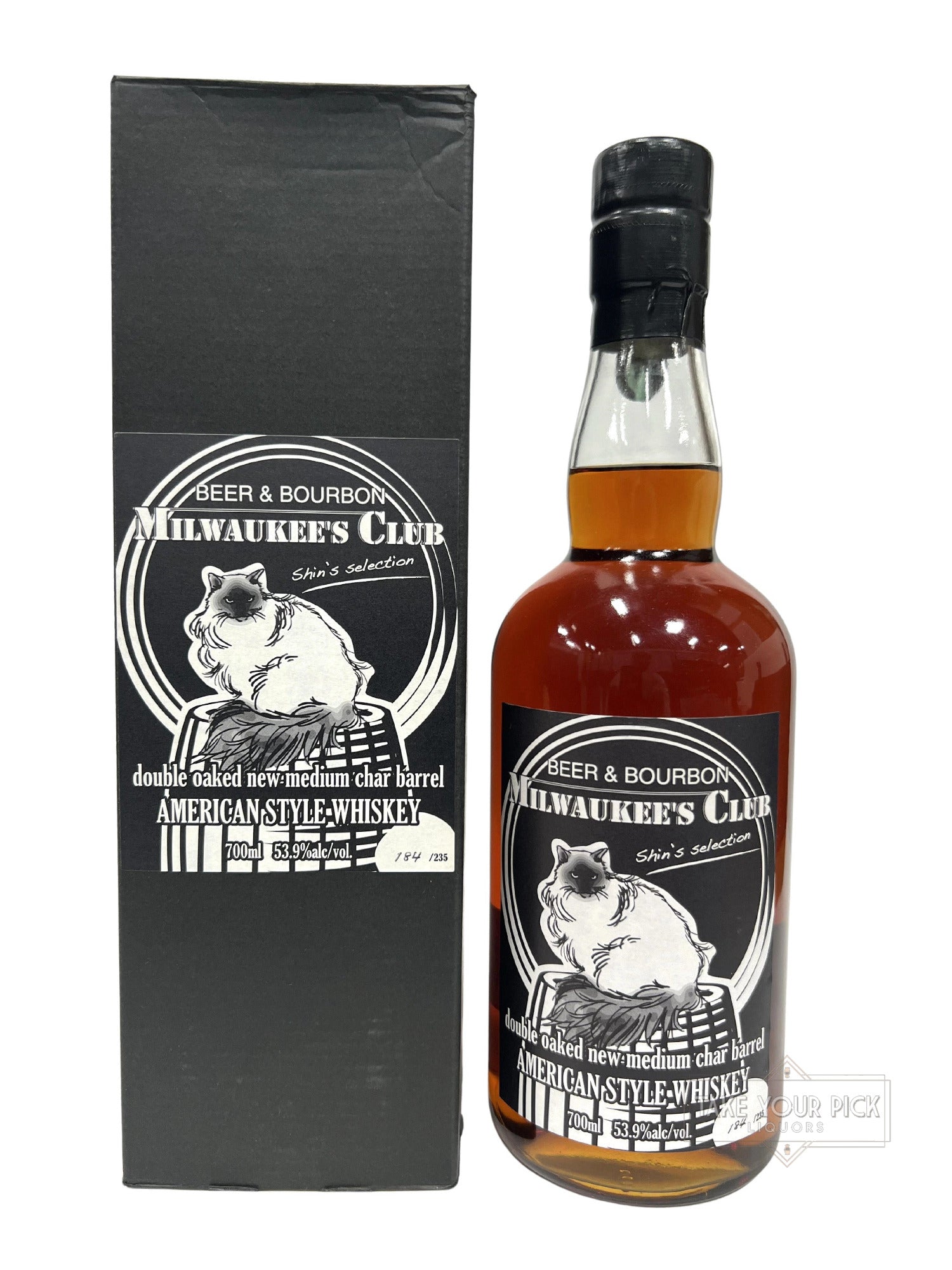 Milwaulkee Club Shin's Selection (Wild Turkey) - 107.8 Proof