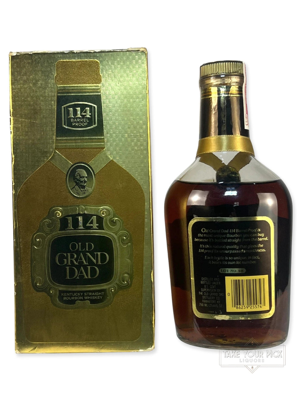 National Distillers Old Grand Dad 114 Lot 18 1991