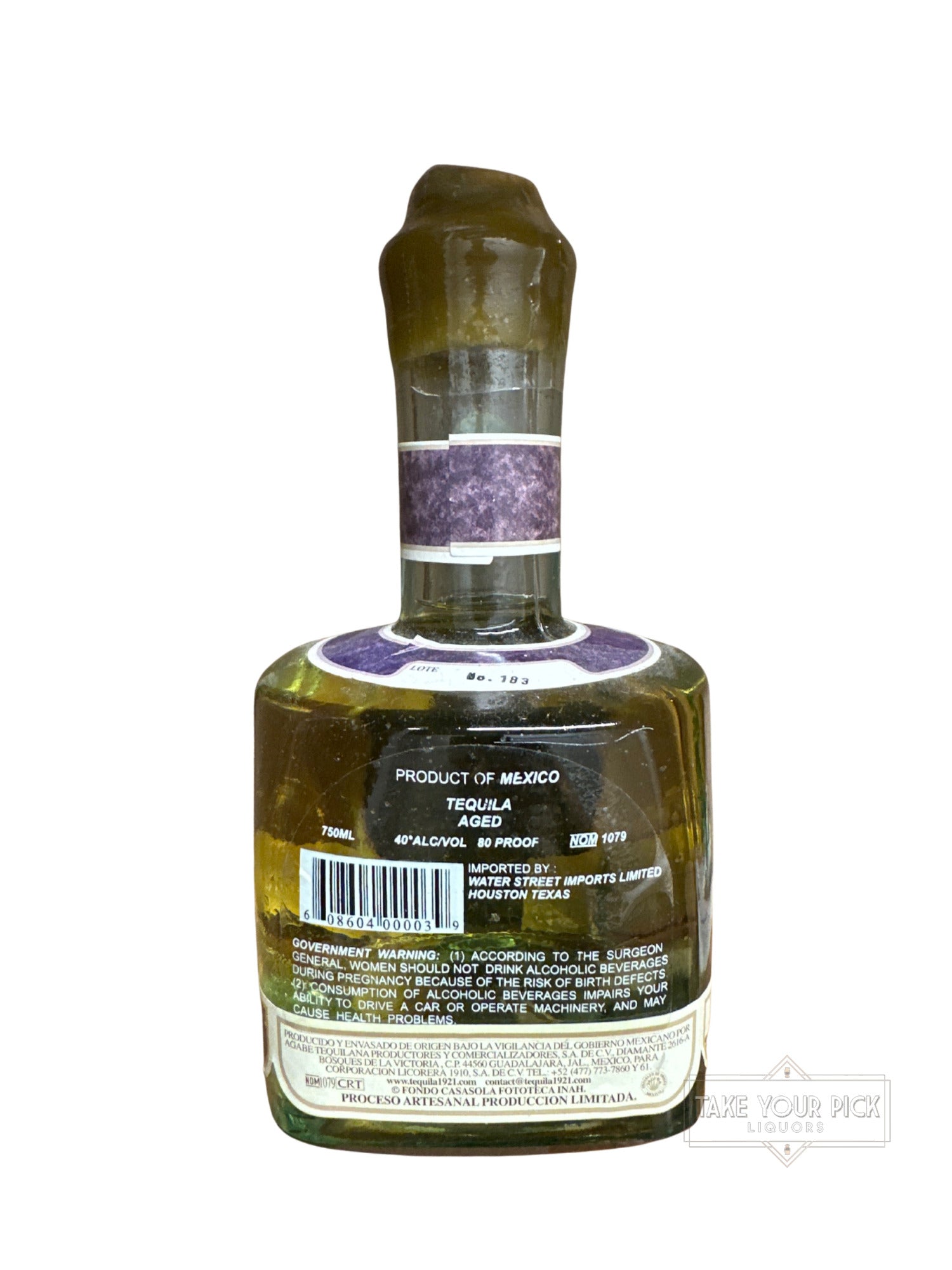 Nom 1079 Tequila Reposado Single Barrel 80 Proof 750ml