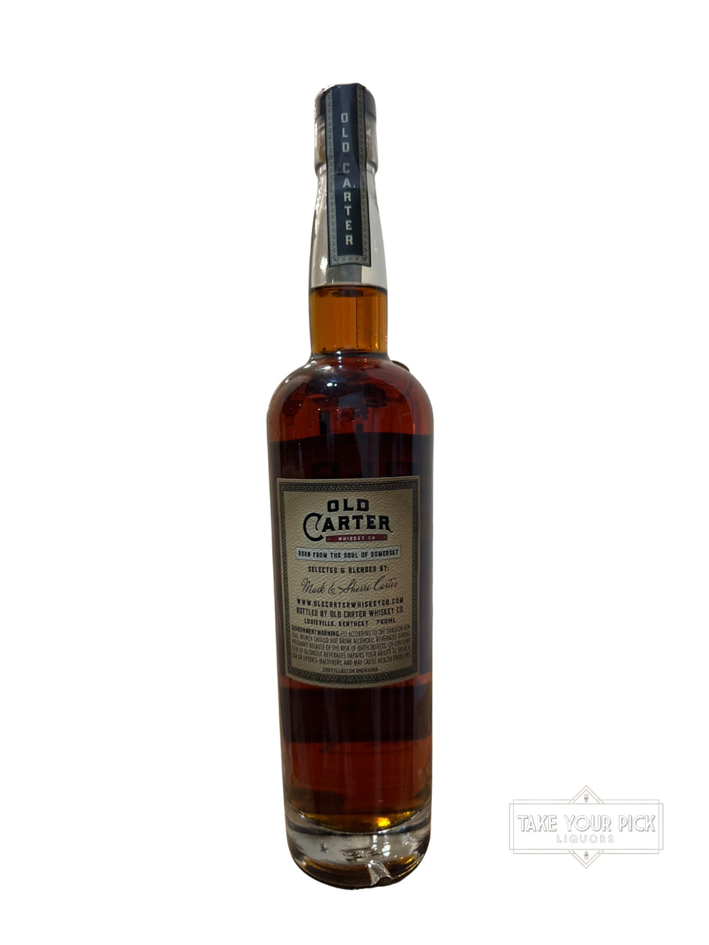 Old Carter Straight Bourbon Whiskey 117 Proof 750ml Batch 14