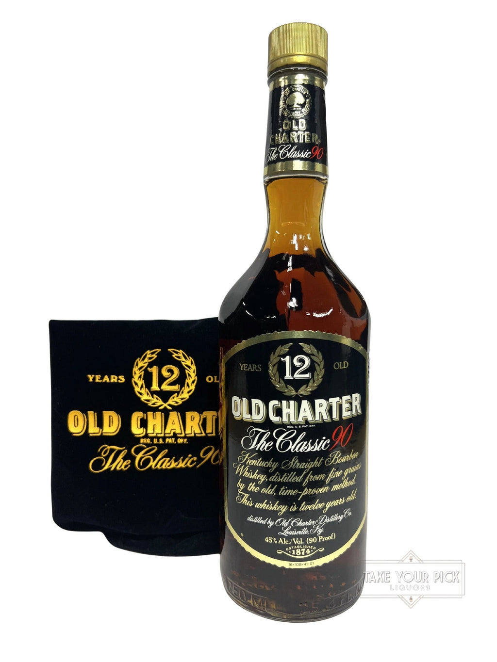 Old Charter 12-year 90pf. 1989 (Louisville) - 90 Proof