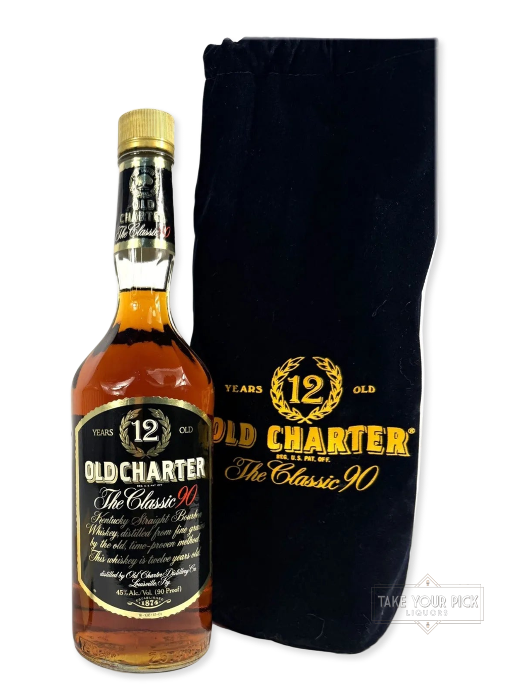 Old Charter 12-year 90pf. 1989 (Louisville) - 90 Proof